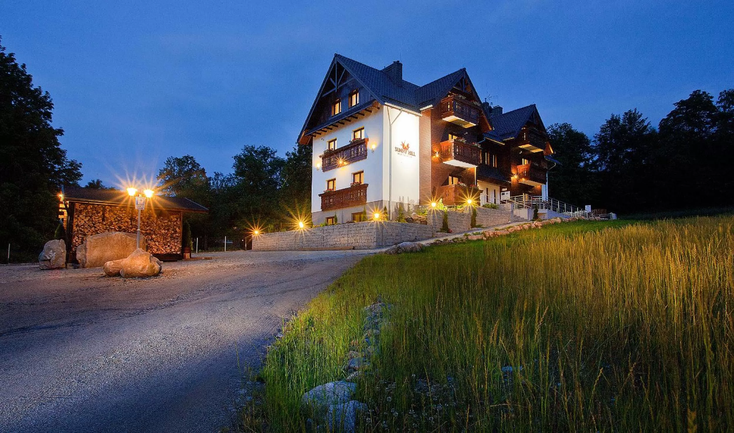 Night, Property Building in Rezydencja Sunny Hill