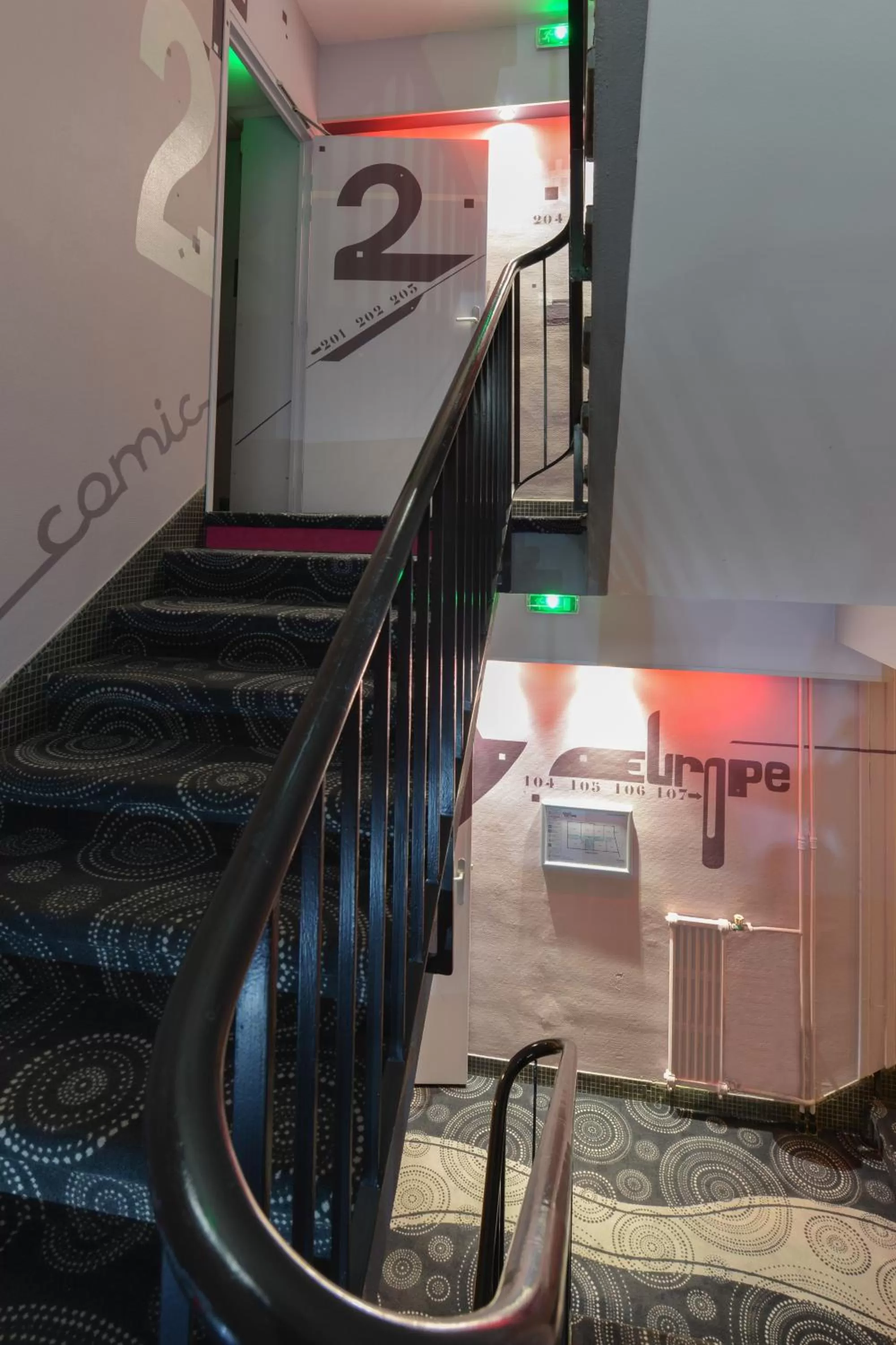 Decorative detail in Urban Style hotel de l'Europe