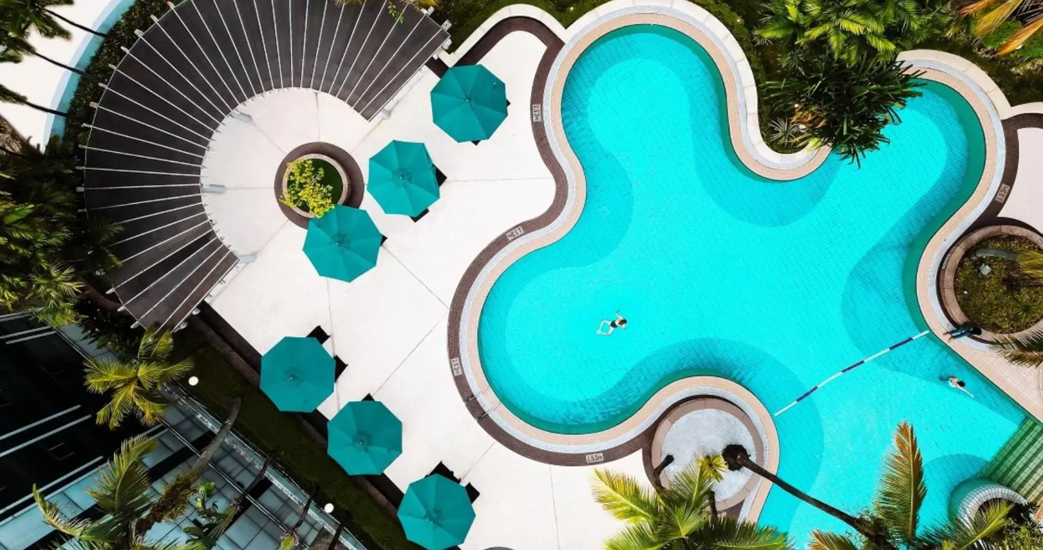 Pool View in Grand Millennium Kuala Lumpur