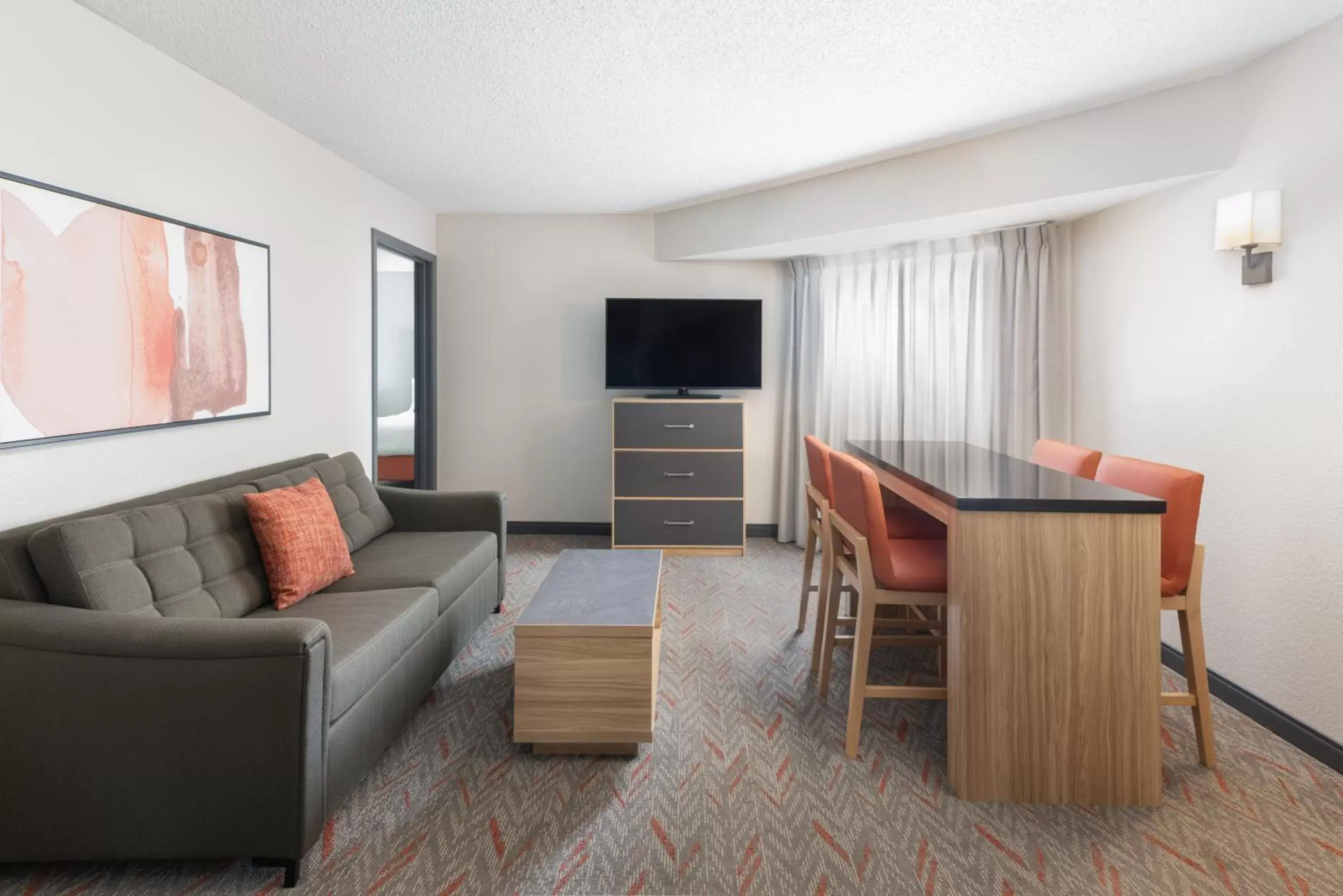 Living room, Seating Area in Candlewood Suites Eagan - Mall of America Area, an IHG Hotel