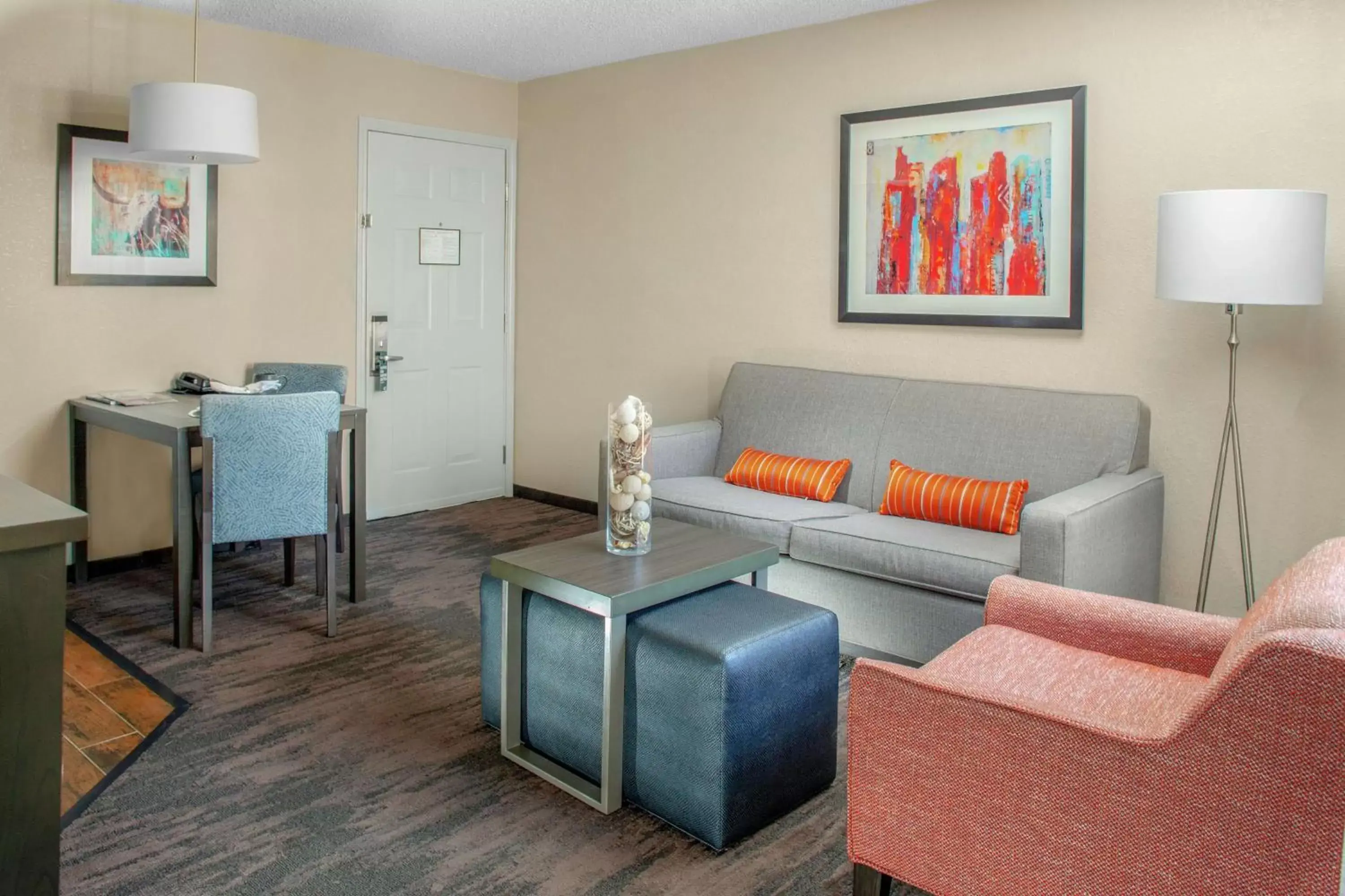 Living room, Seating Area in Homewood Suites by Hilton Dallas-Irving-Las Colinas
