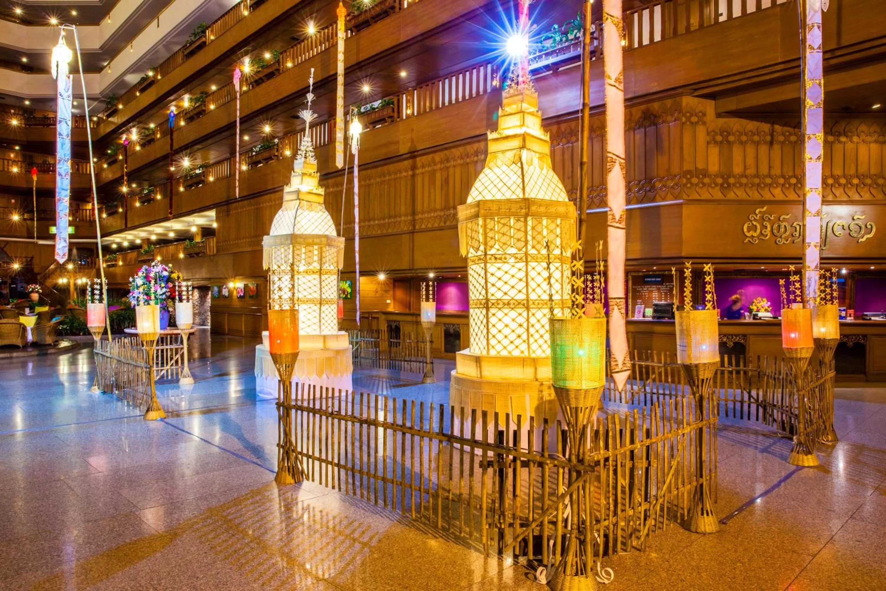 Decorative detail in Lotus Pang Suan Kaew Hotel