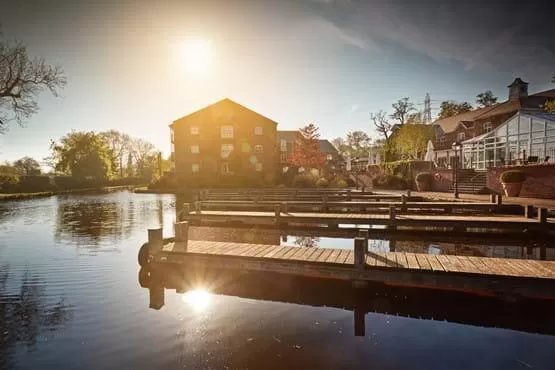 Sunset in Lion Quays Resort