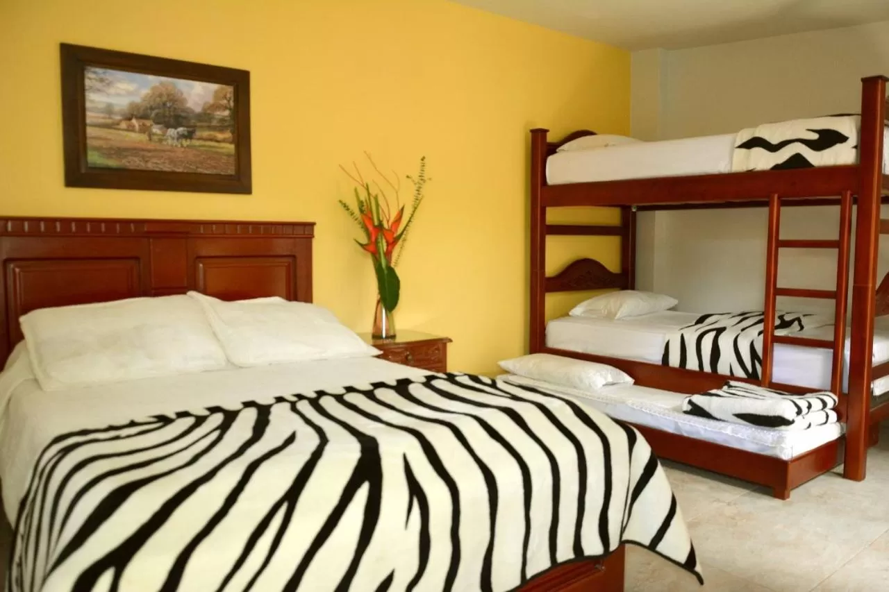 Bunk Bed in Cabañas Las Bifloras