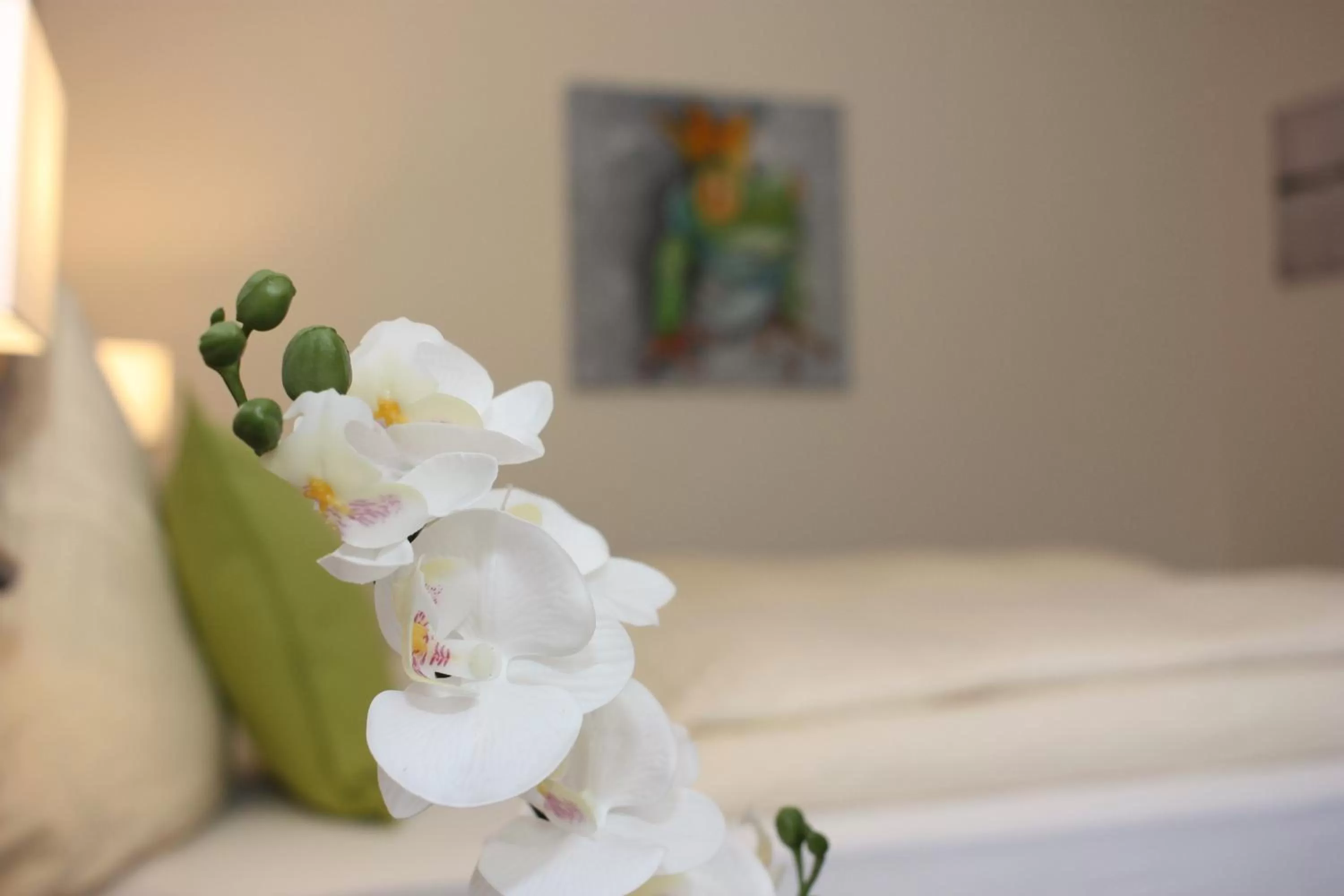 Decorative detail, Bed in Hotel Aulmann