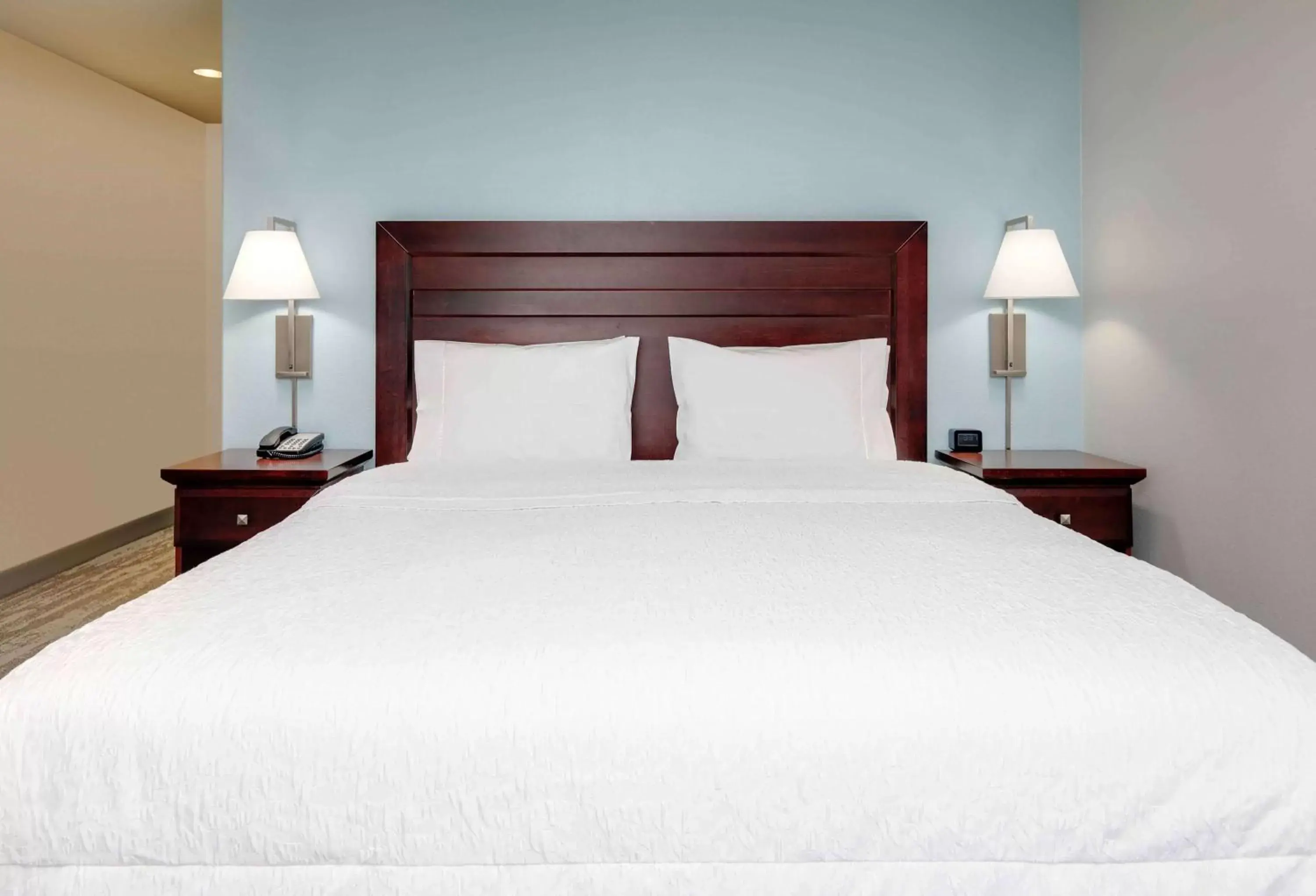 Bed in Hampton Inn & Suites Dallas-Arlington-South