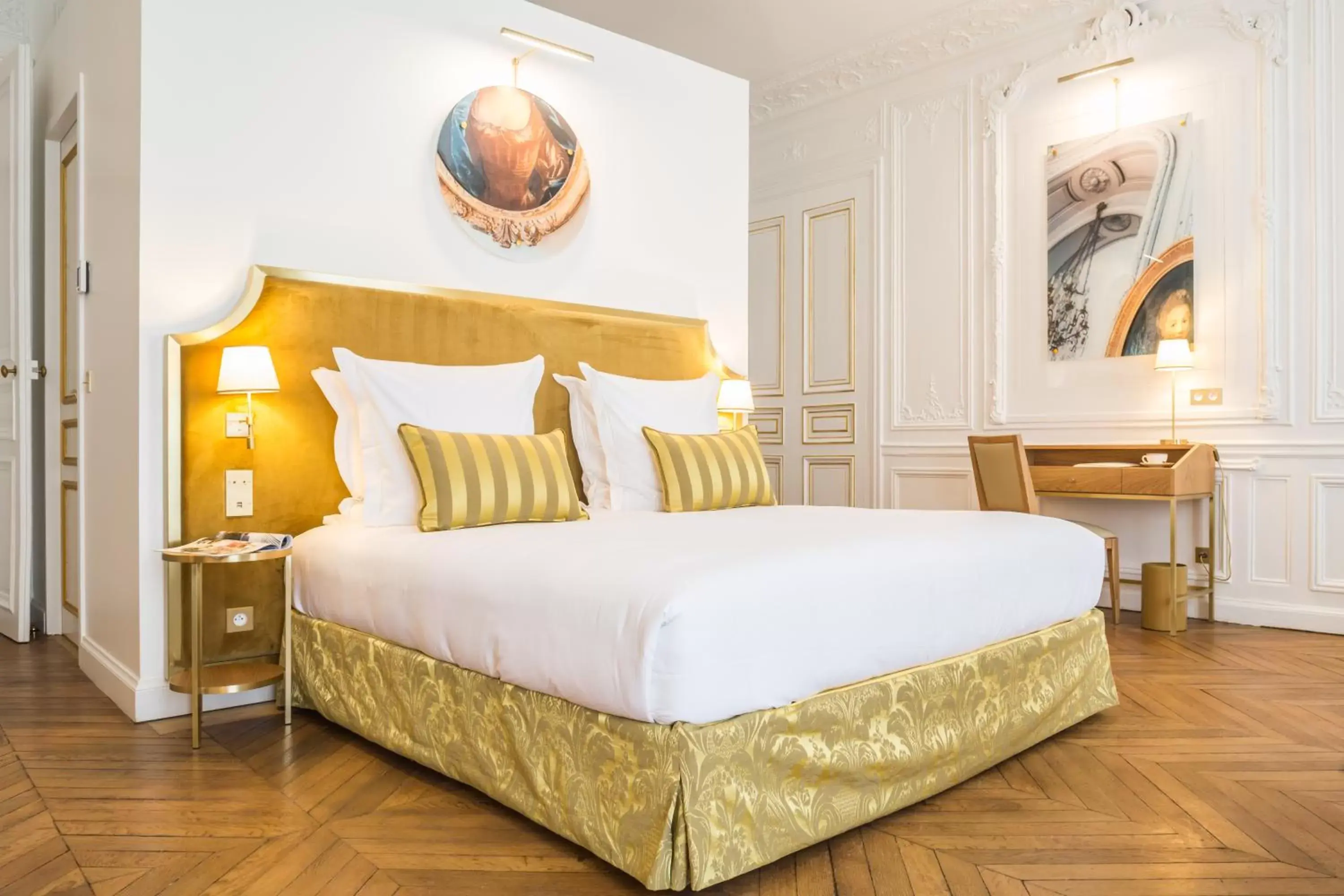 Bed in Hôtel Alfred Sommier