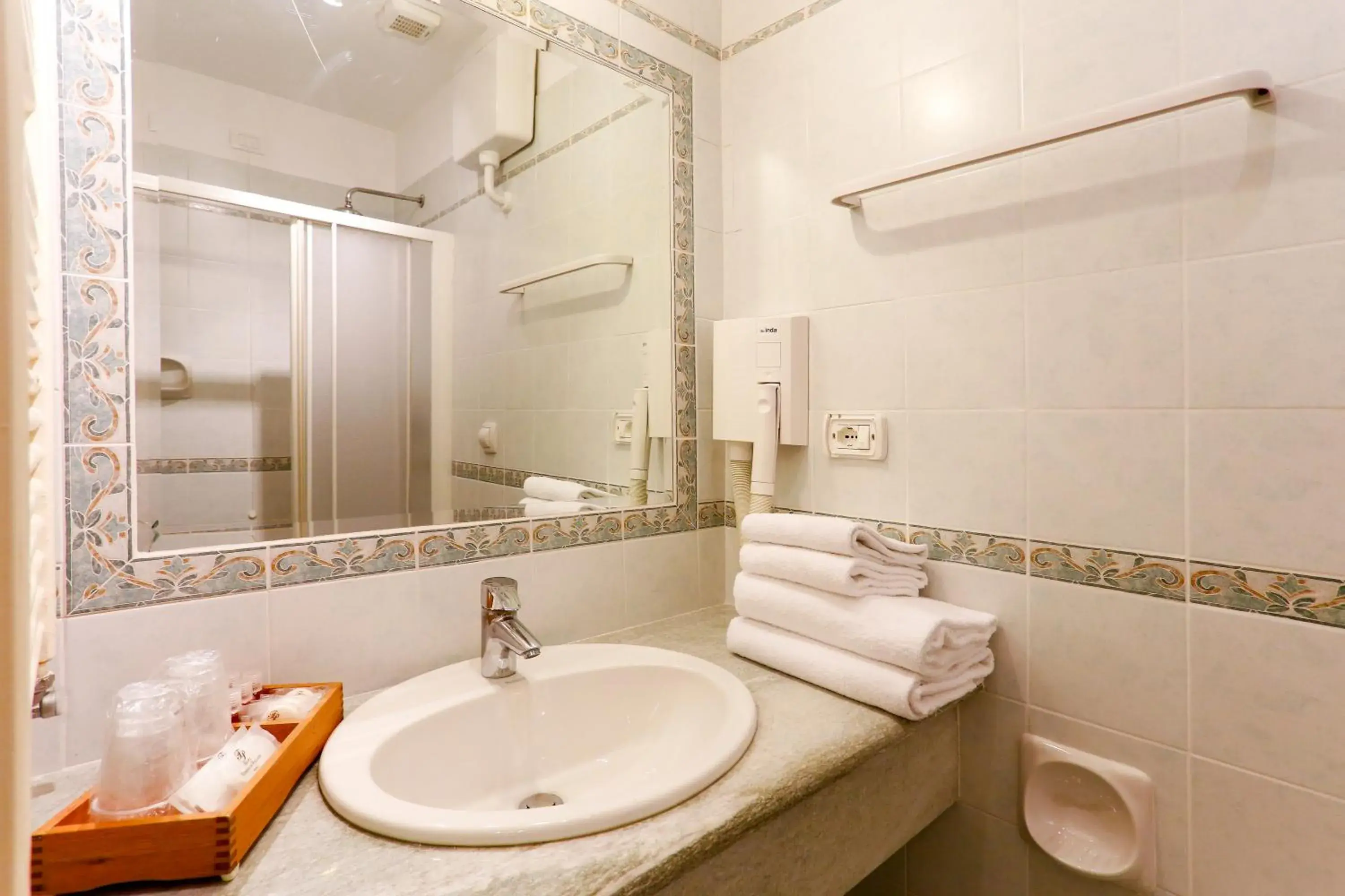 Bathroom in Hotel Tempio Di Pallade