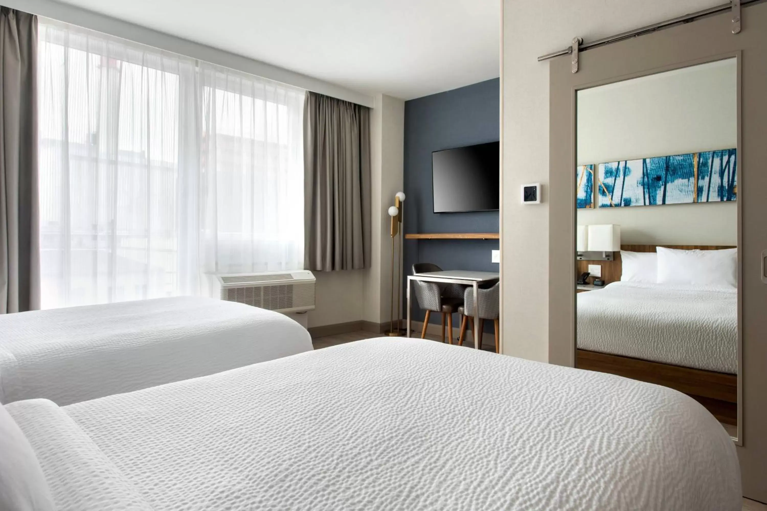 Bedroom, Bed in TownePlace Suites by Marriott New York Long Island City