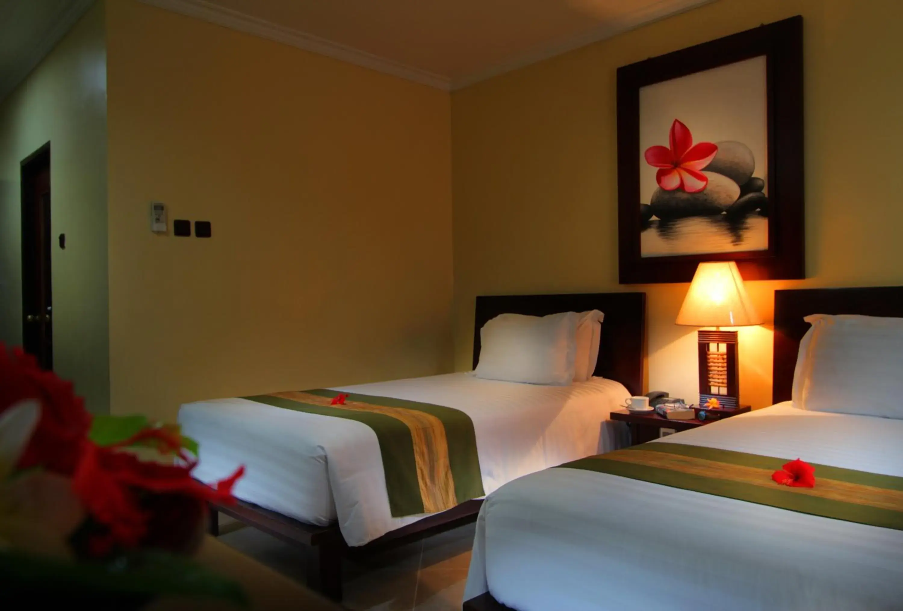 Bedroom, Bed in Adi Dharma Hotel Kuta