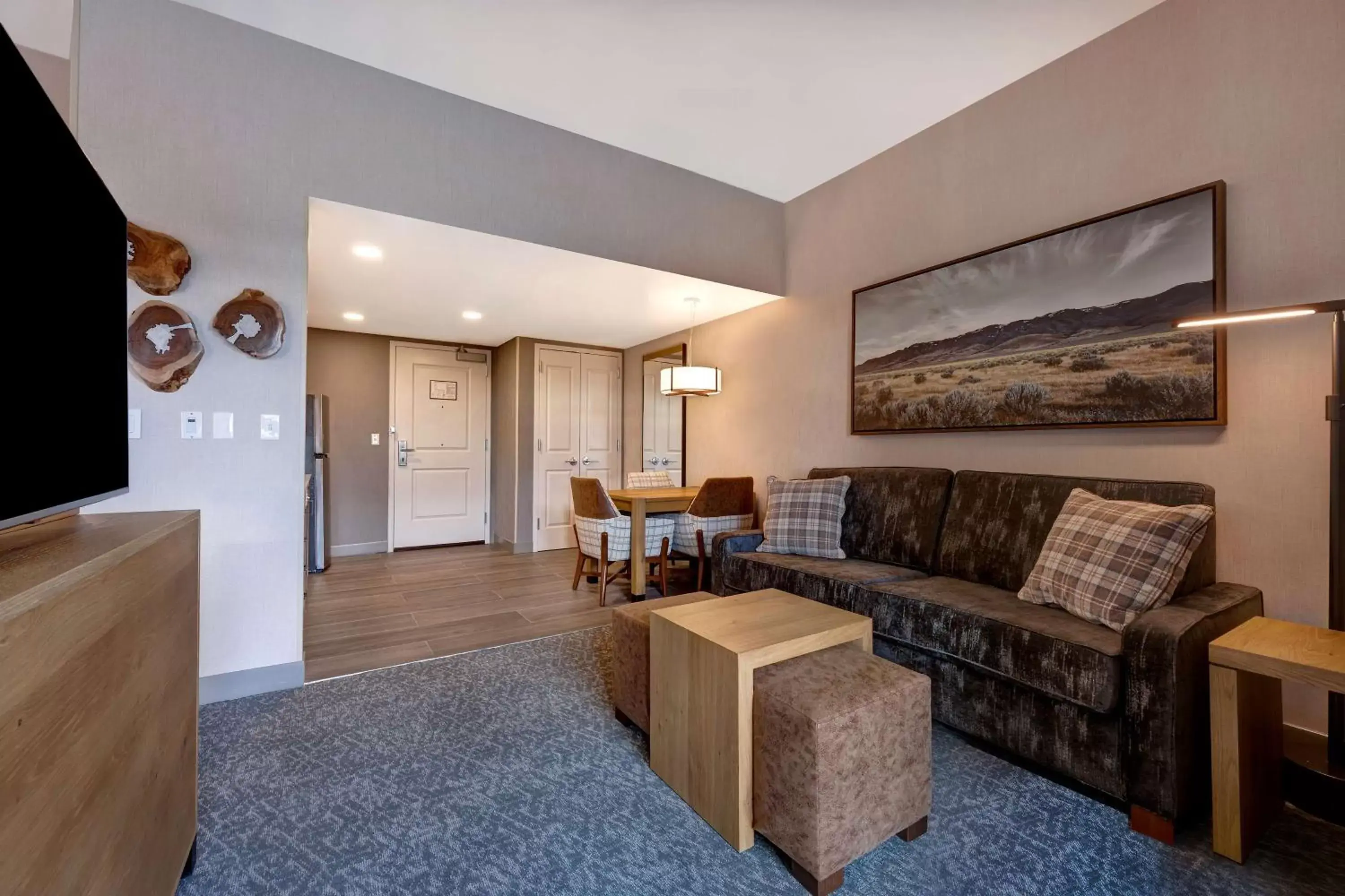 Living room, Seating Area in Homewood Suites By Hilton Eagle Boise, Id