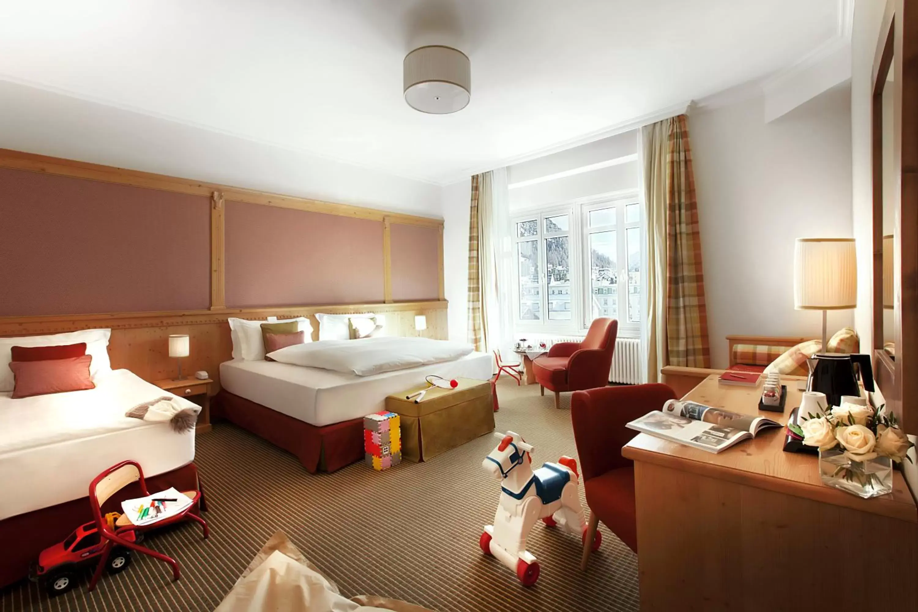 Bedroom in Schloss Hotel & Spa Pontresina