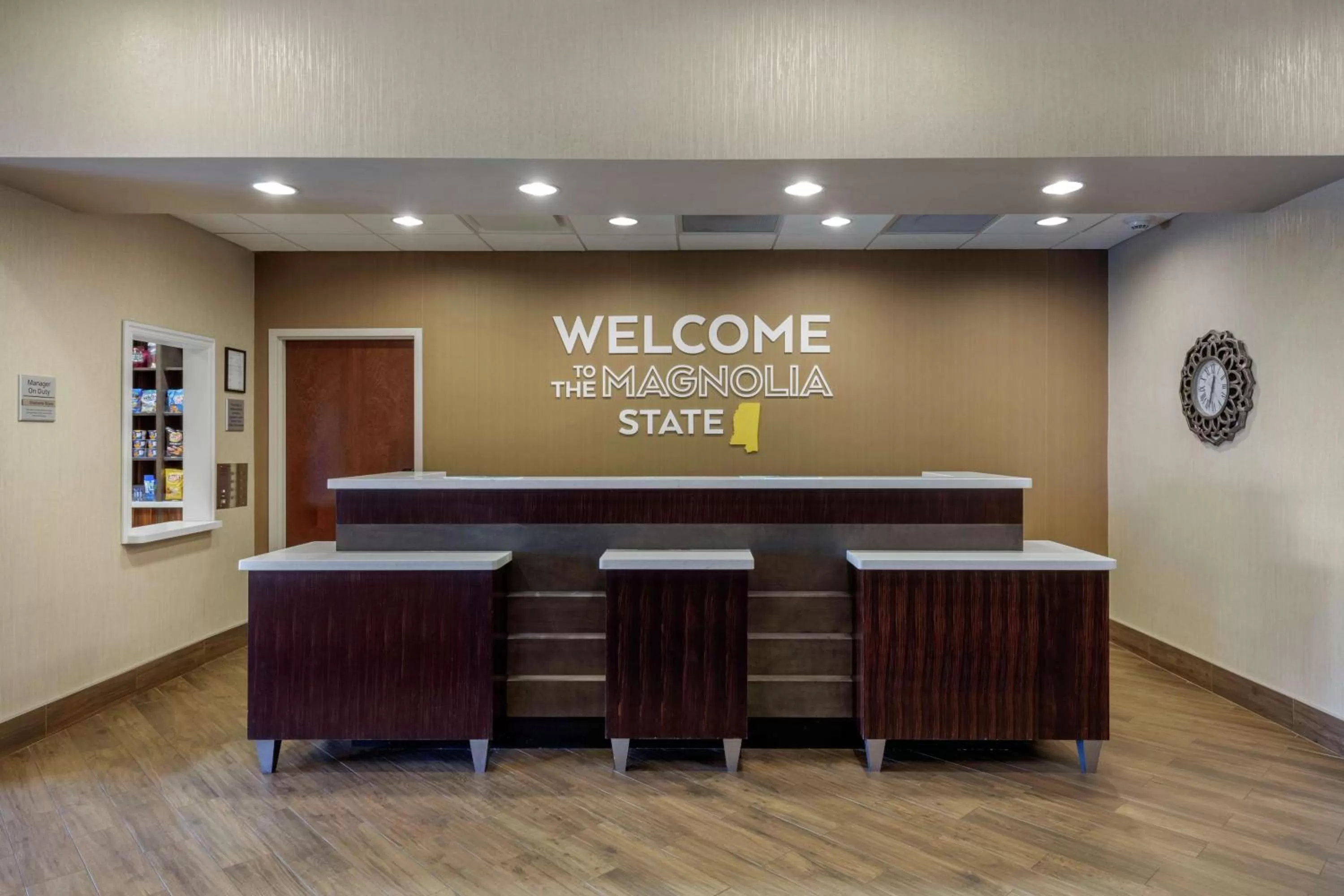 Lobby or reception in Hampton Inn and Suites Columbus, MS
