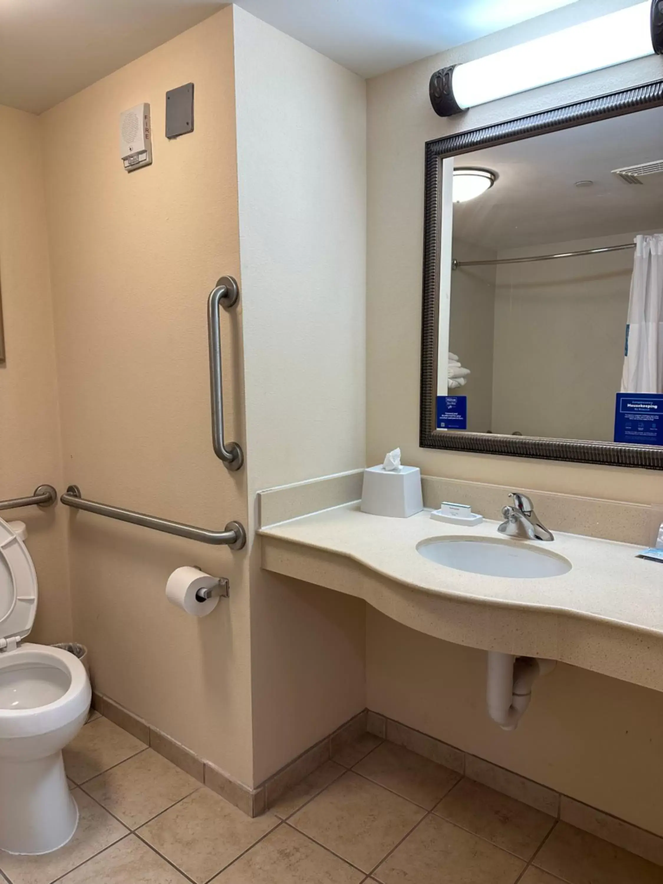Toilet, Bathroom in Hampton Inn Virginia Beach-Oceanfront South