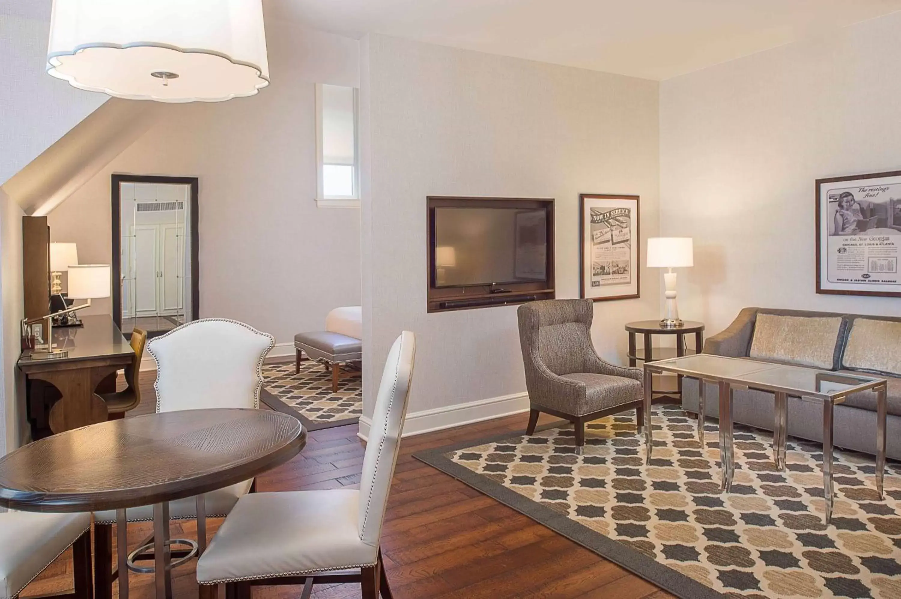 Living room, Seating Area in St. Louis Union Station Hotel, Curio Collection by Hilton