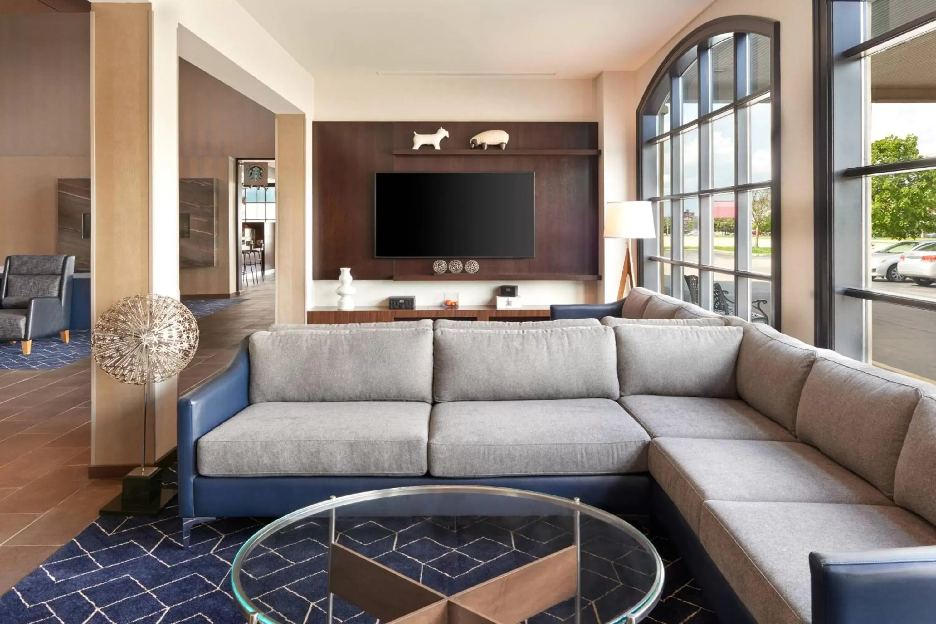 Lobby or reception, Seating Area in Courtyard by Marriott Waterloo St. Jacobs