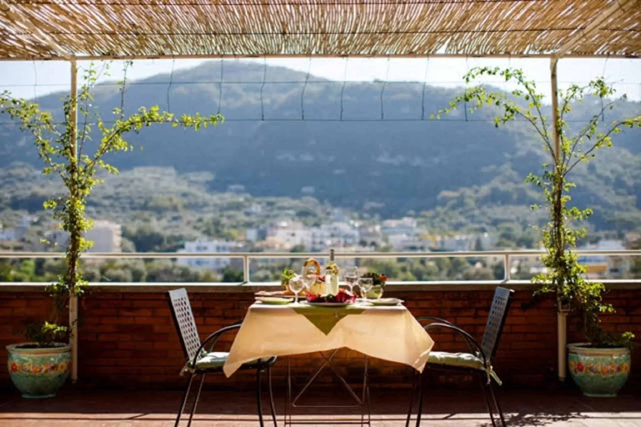 Balcony/Terrace in Grand Hotel Cesare Augusto