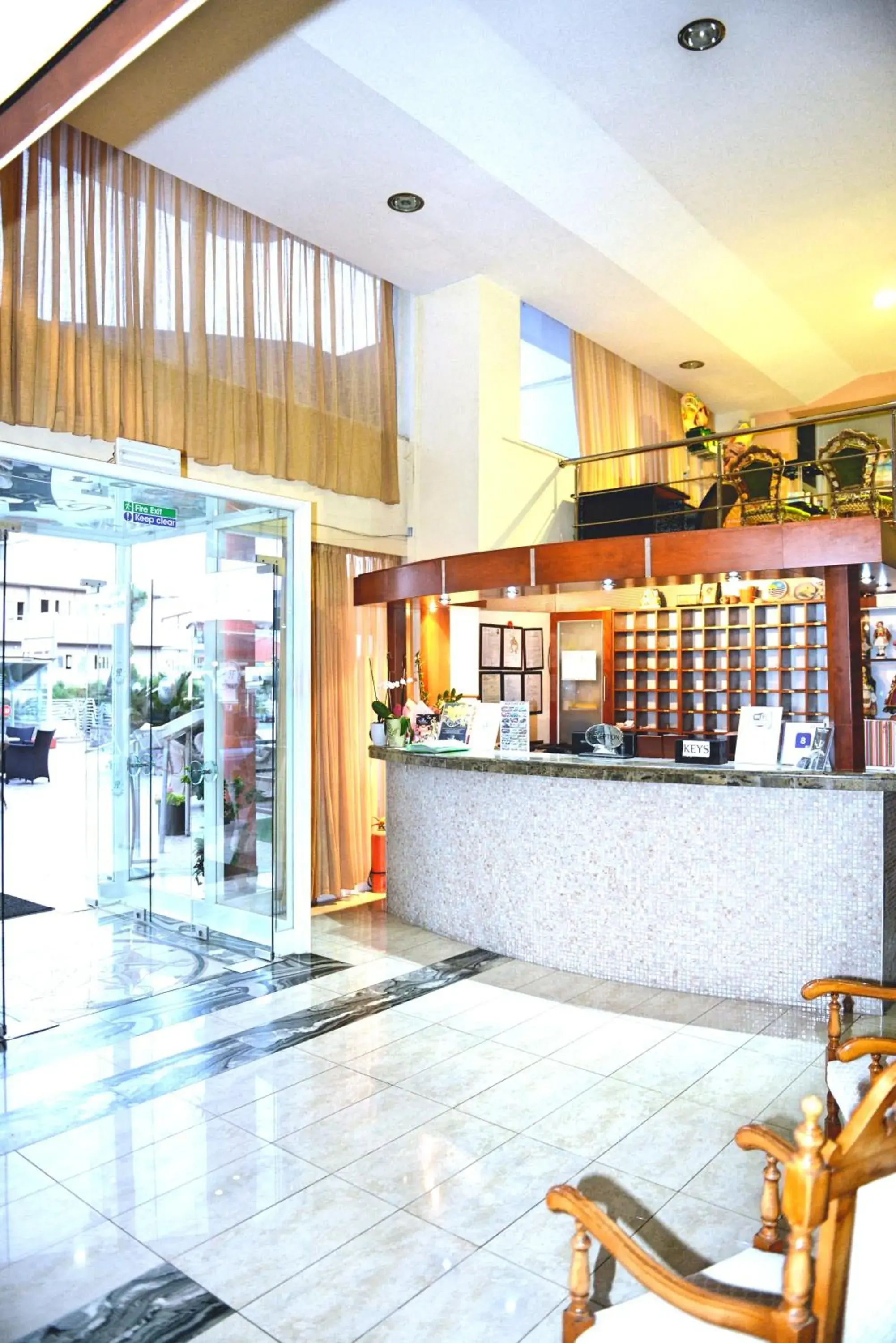 Lobby or reception in Panorama Hotel and Apartments