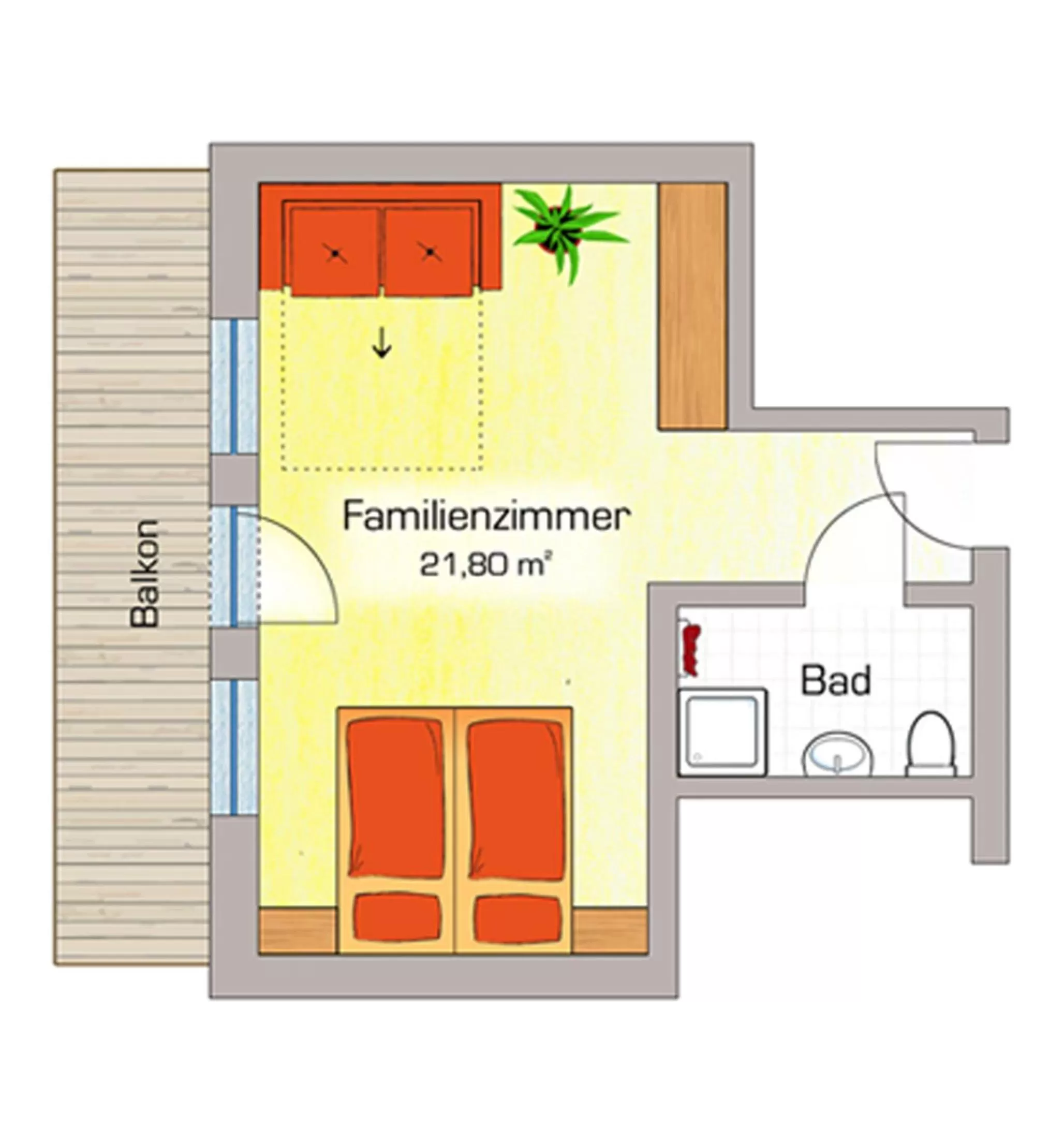 Floor plan in Seiterhof