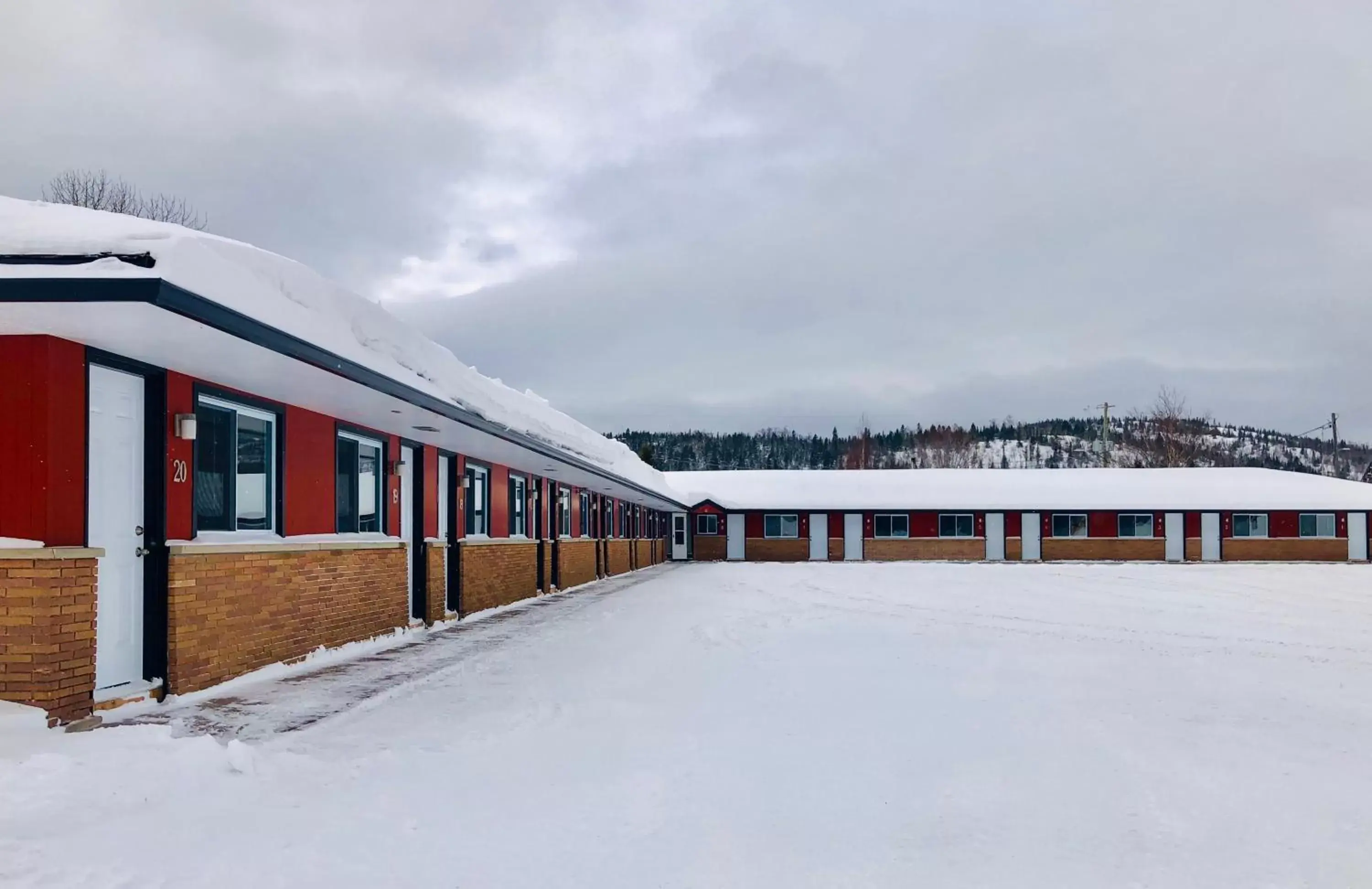 Property building, Winter in The Voy