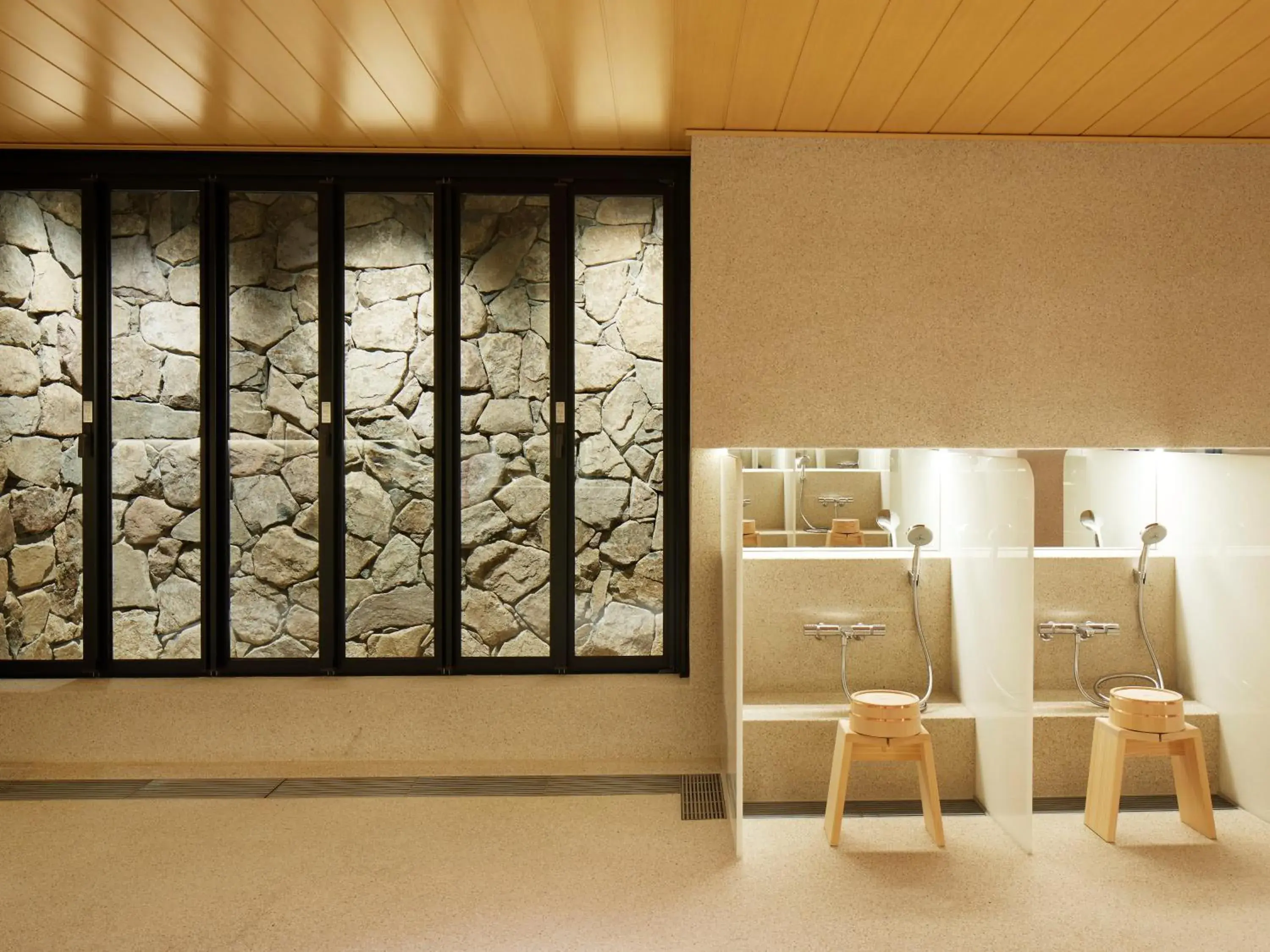 Public Bath in hotel androoms Kyoto Shichijo