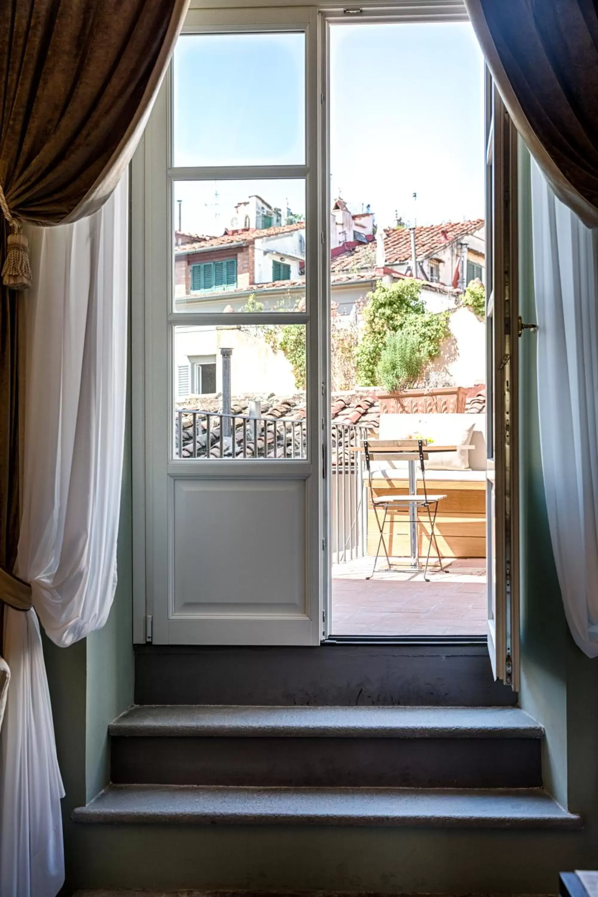 Balcony/Terrace in Palazzo Roselli Cecconi