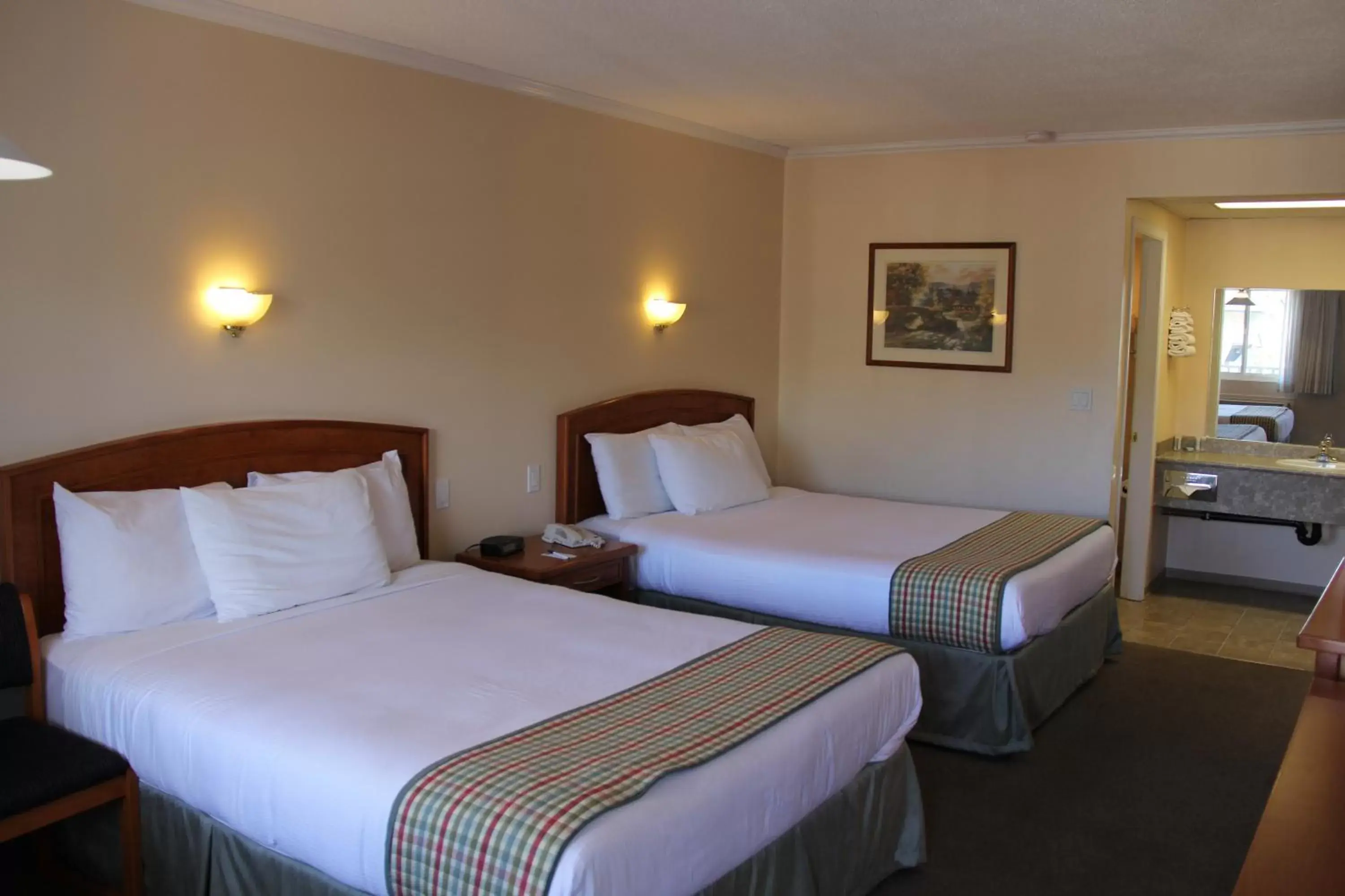 Bed in Travelodge by Wyndham Kamloops