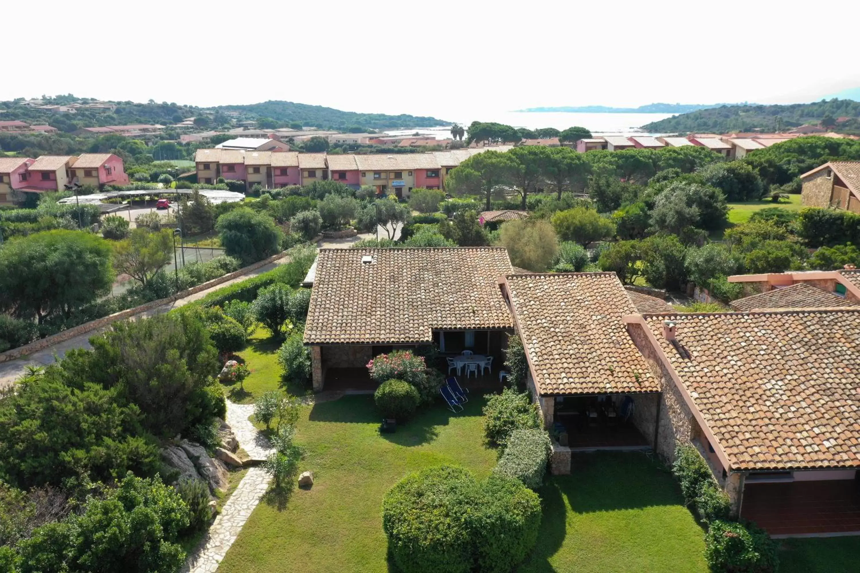 Bird's-eye View in Porto Coda Cavallo Salina Bamba