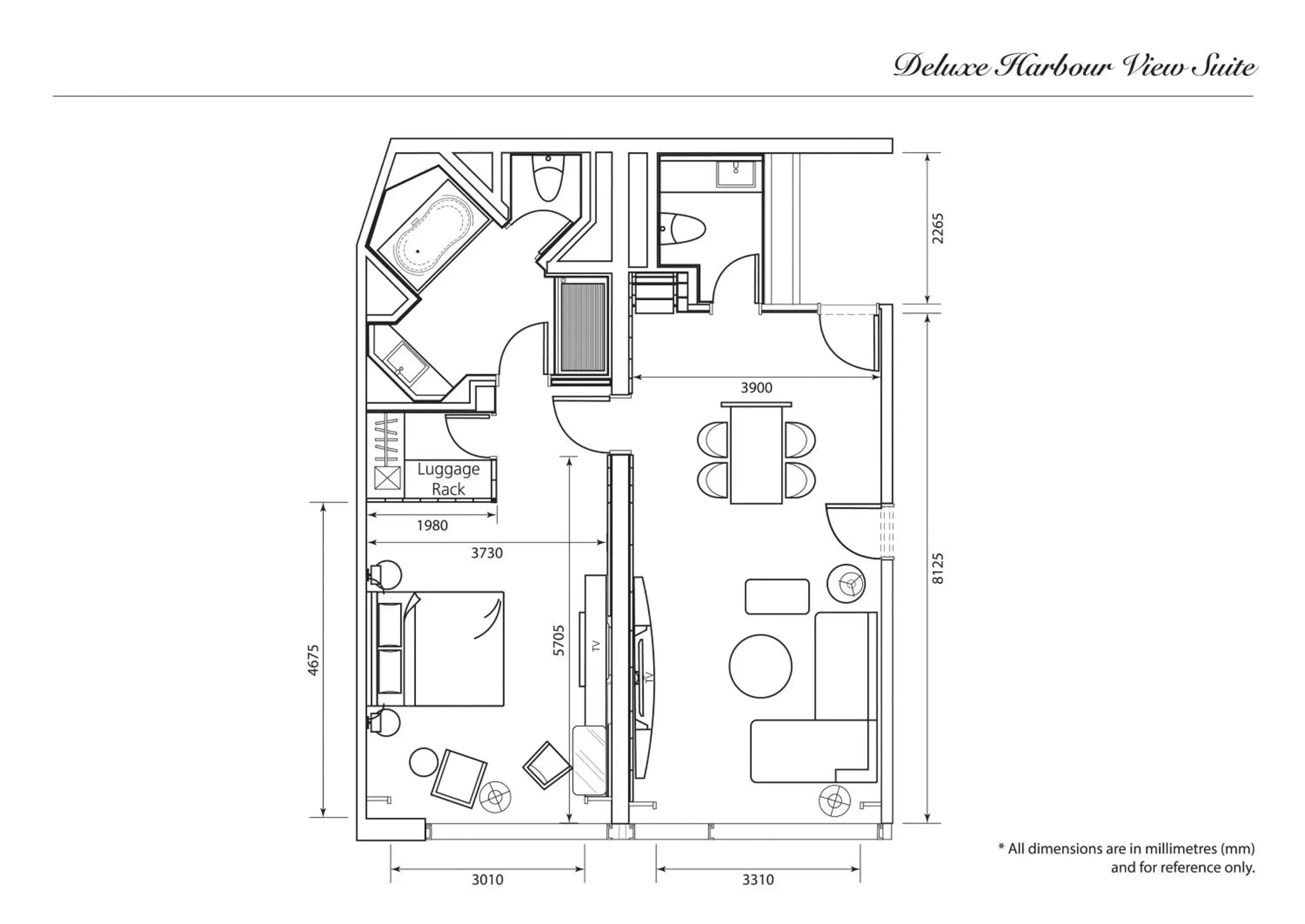 Floor Plan in New World Millennium Hong Kong Hotel