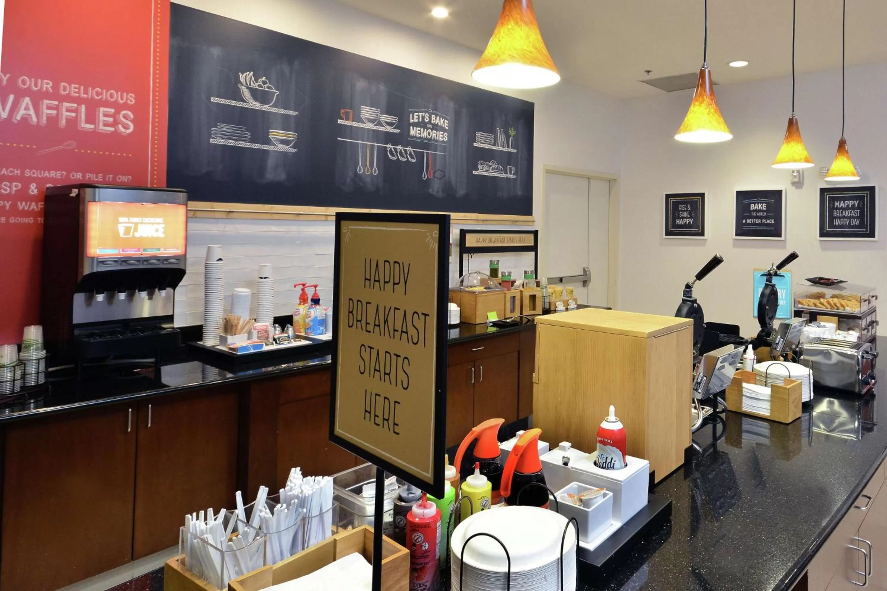 Breakfast in Hampton Inn Raleigh/Durham Airport