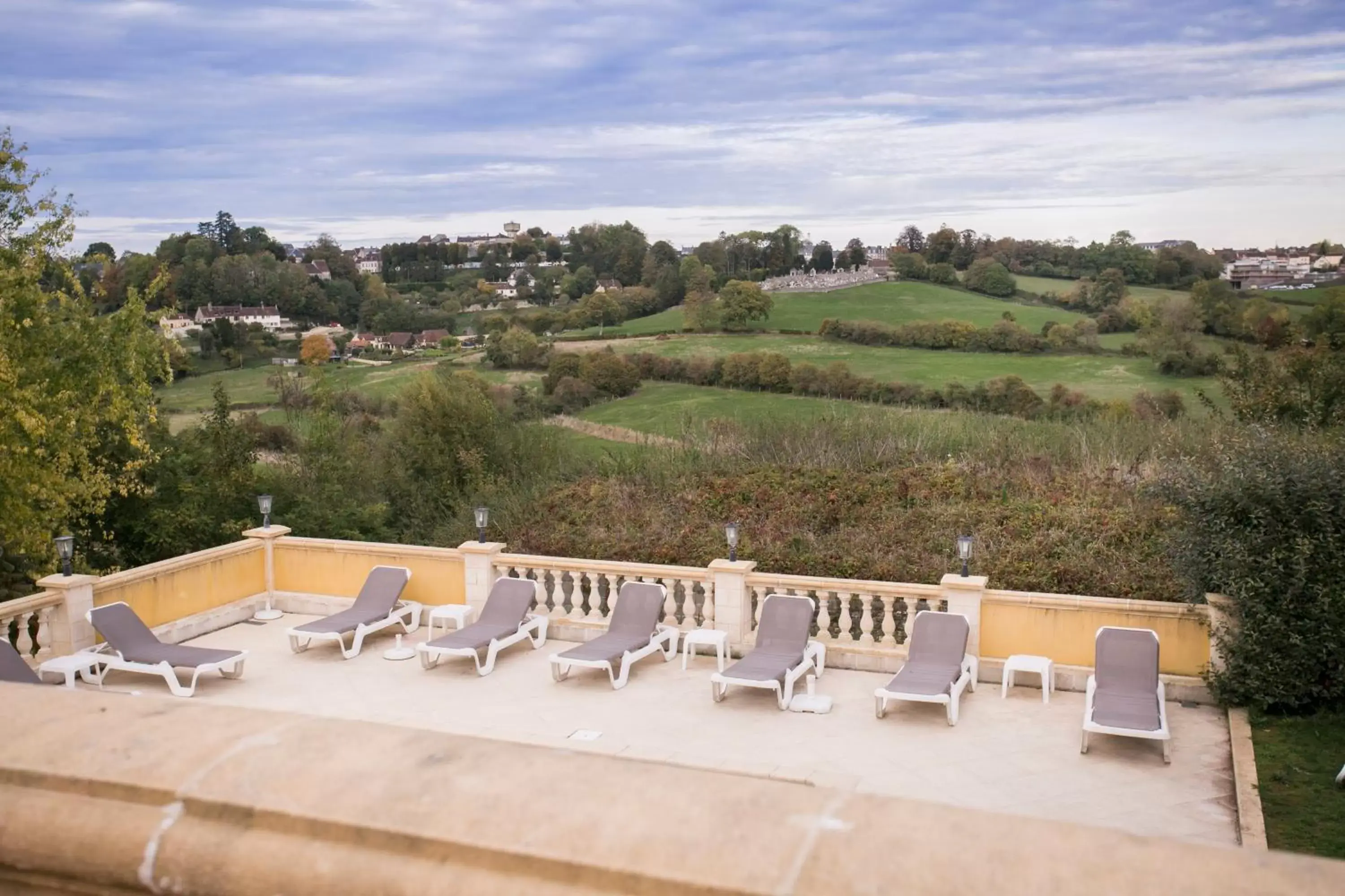 Pool View in Hôtel Résidence Normandy Country Club by Popinns