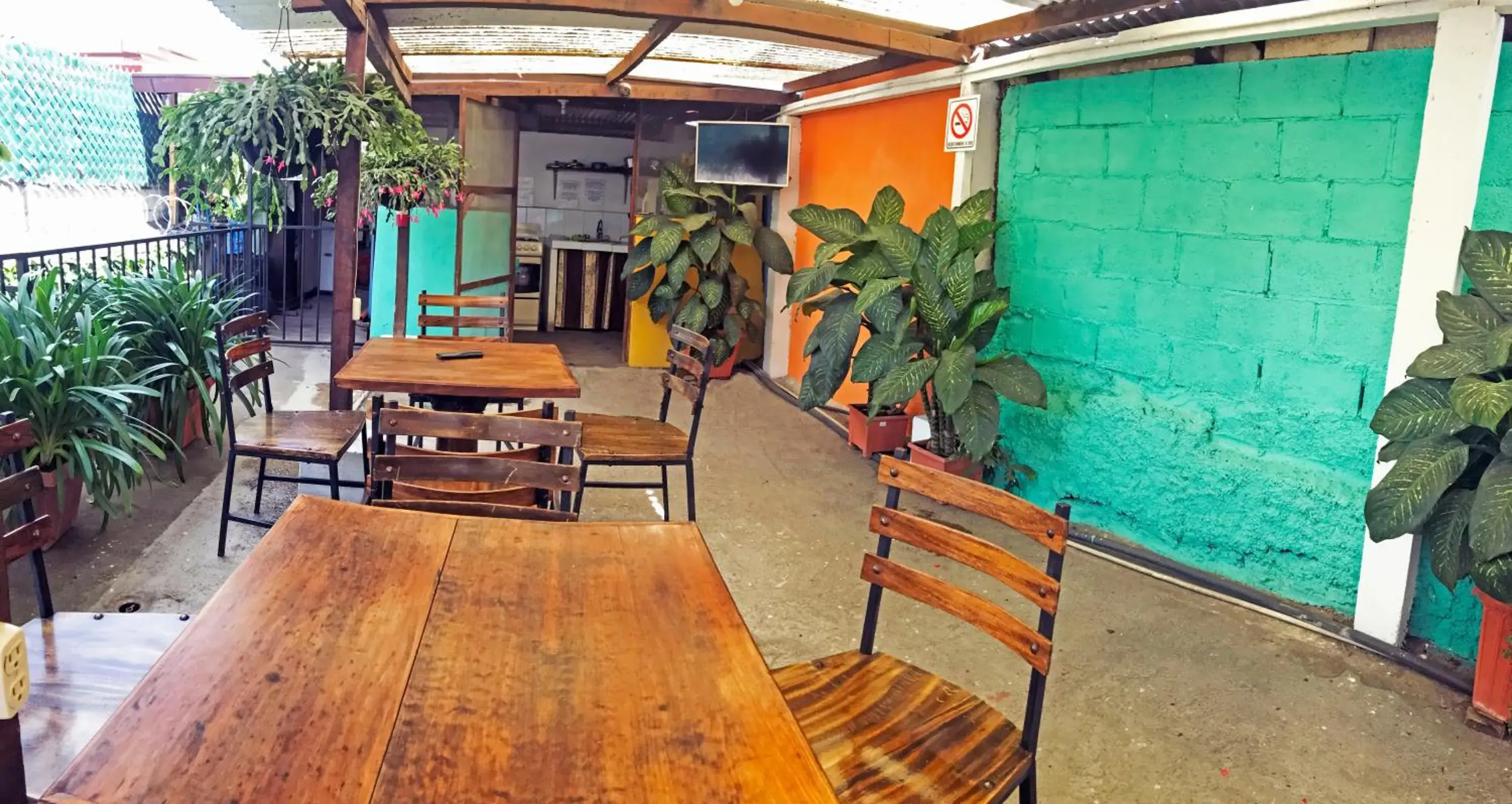 Balcony/Terrace in Hostal Antigua