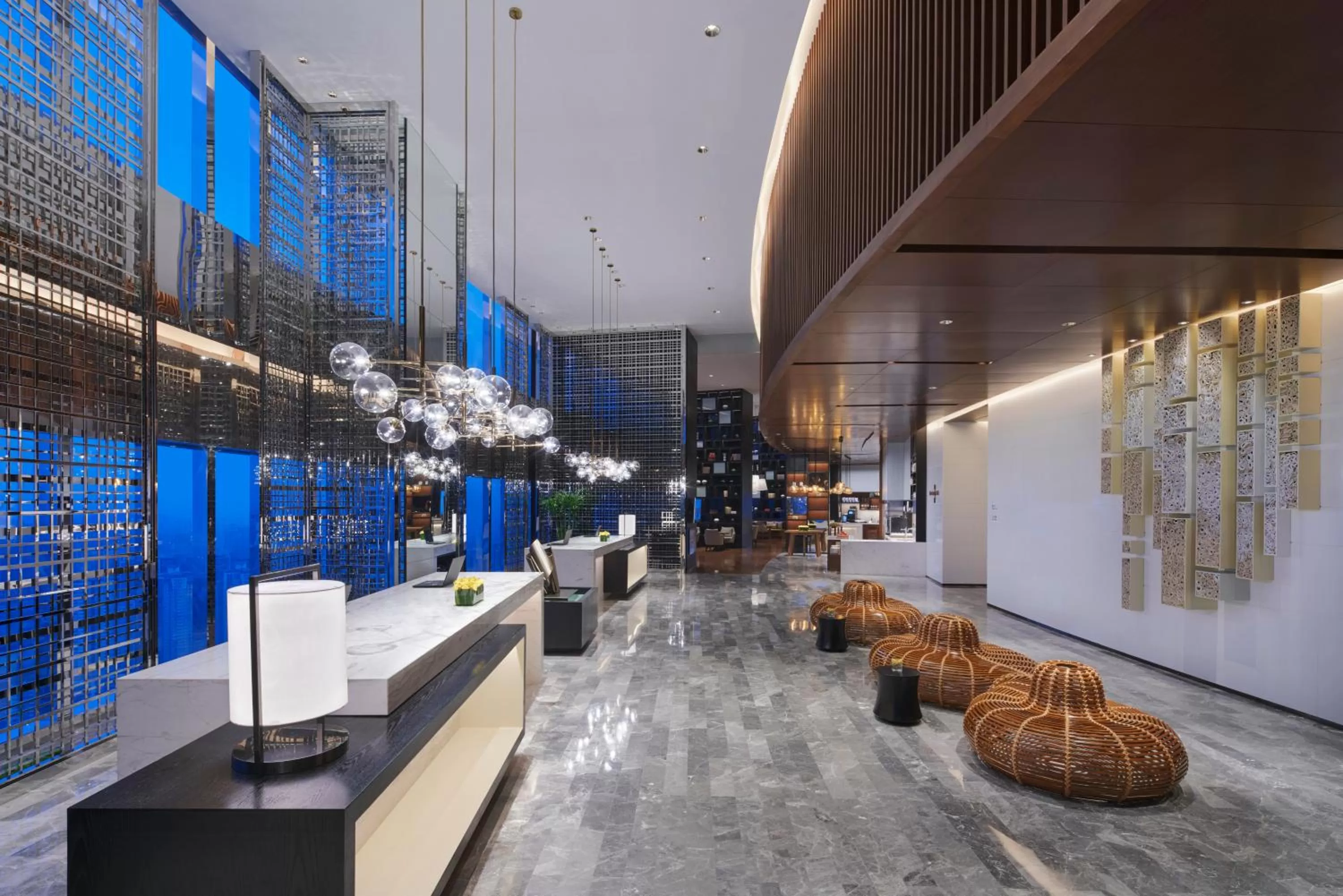 Lobby or reception in Suning Galaxy International Hotel Xuzhou