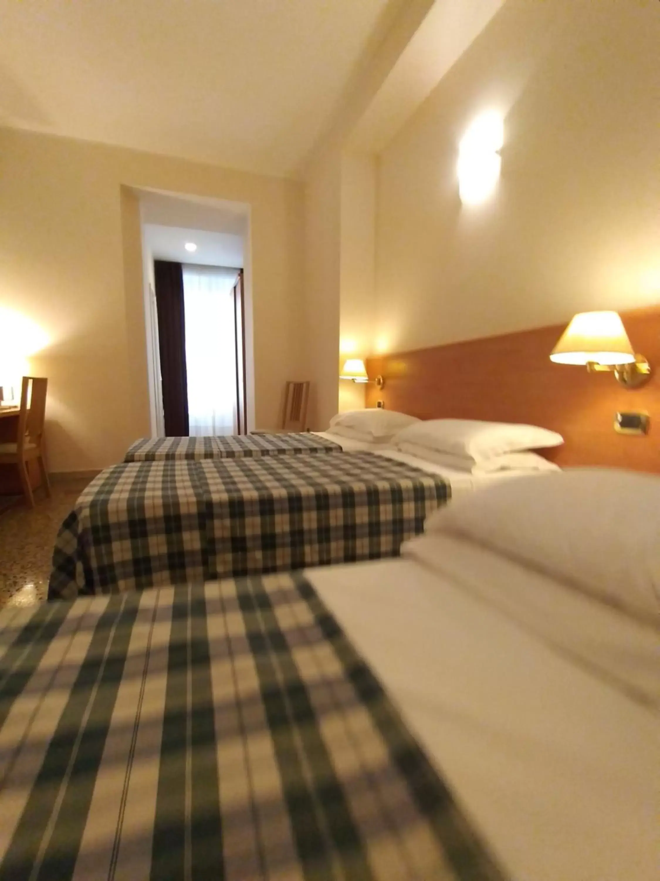 Bedroom, Bed in Hotel Principe Eugenio