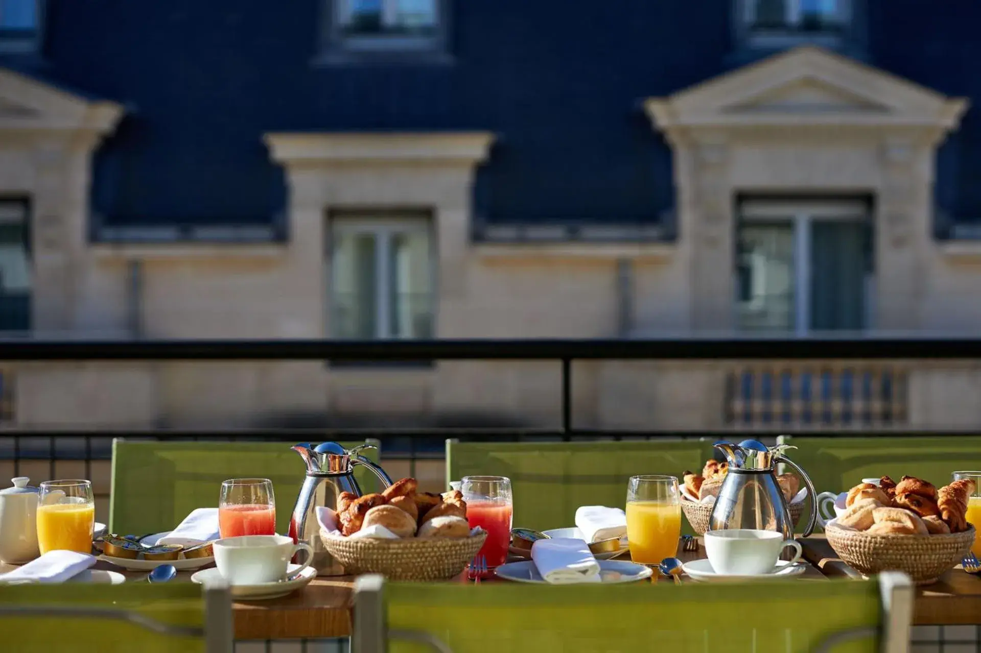 Balcony/Terrace, Breakfast in Villa & Hotel Majestic
