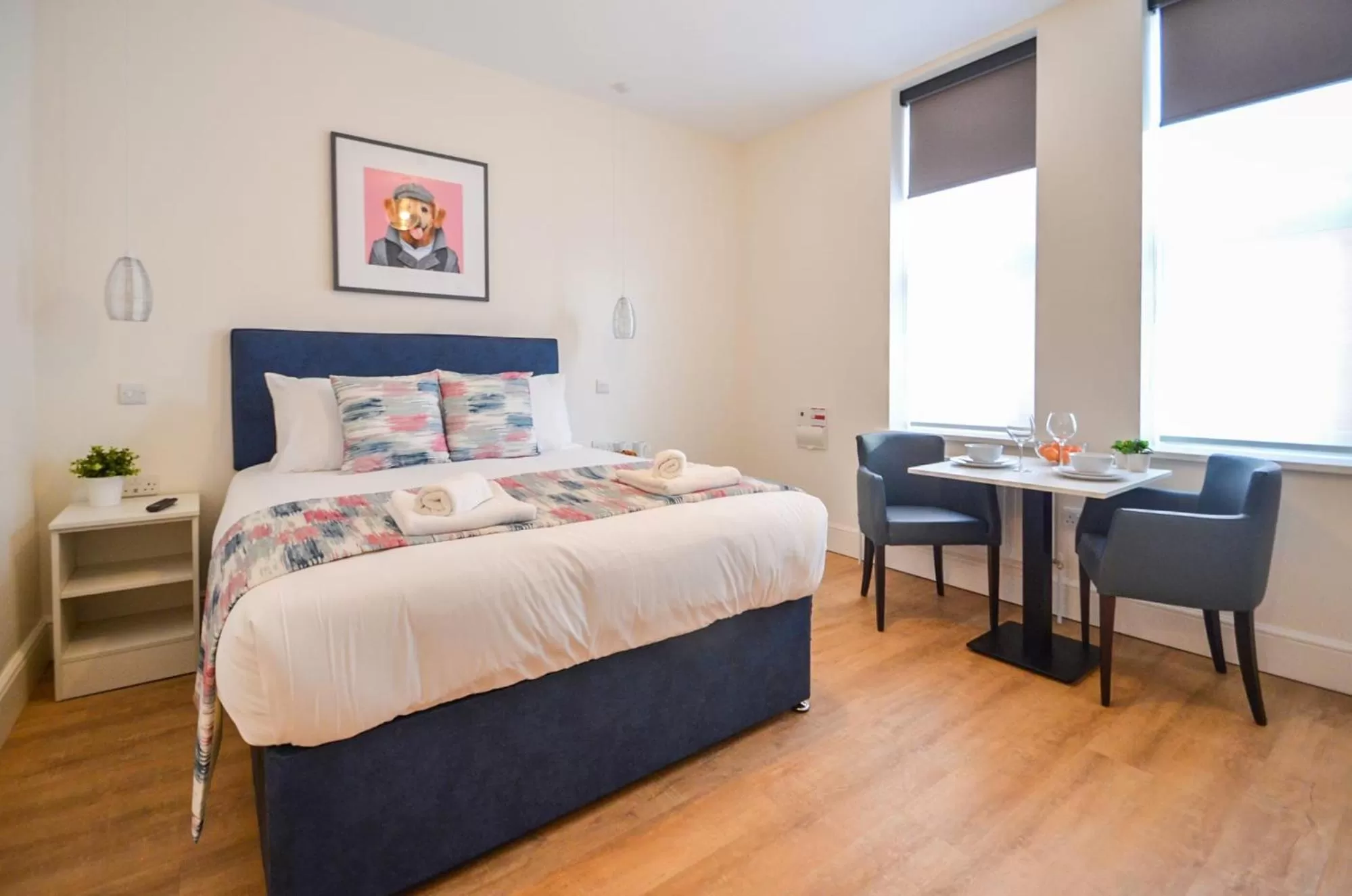 Bedroom, Bed in The Birchover Residences Trent Bridge