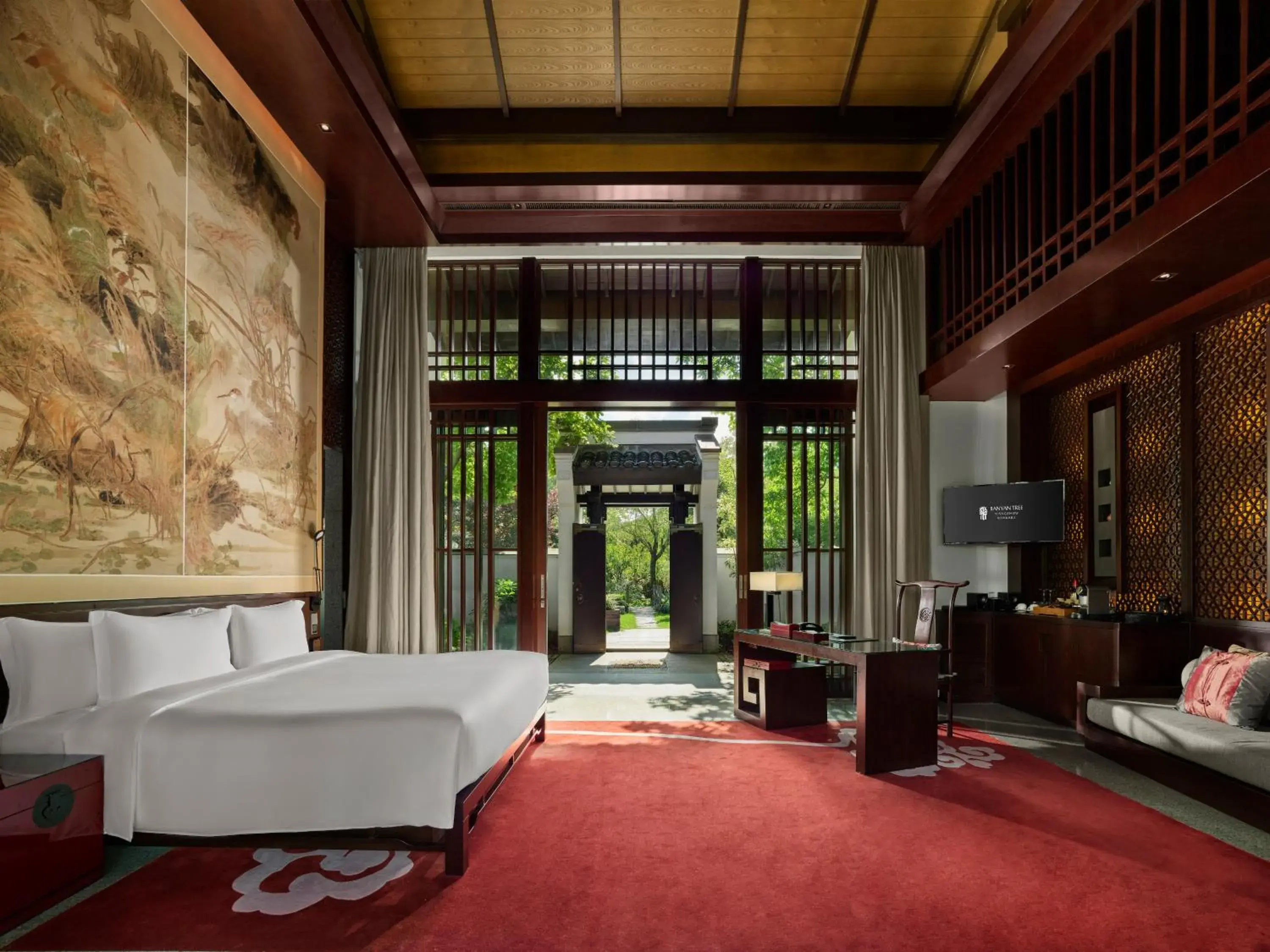 Bedroom in Banyan Tree Hangzhou