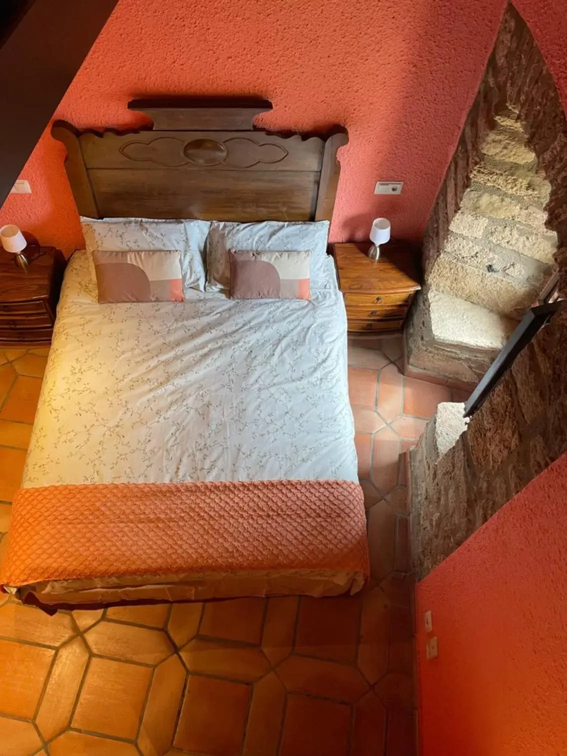 Bed in Mas Feliu Turismo Rural