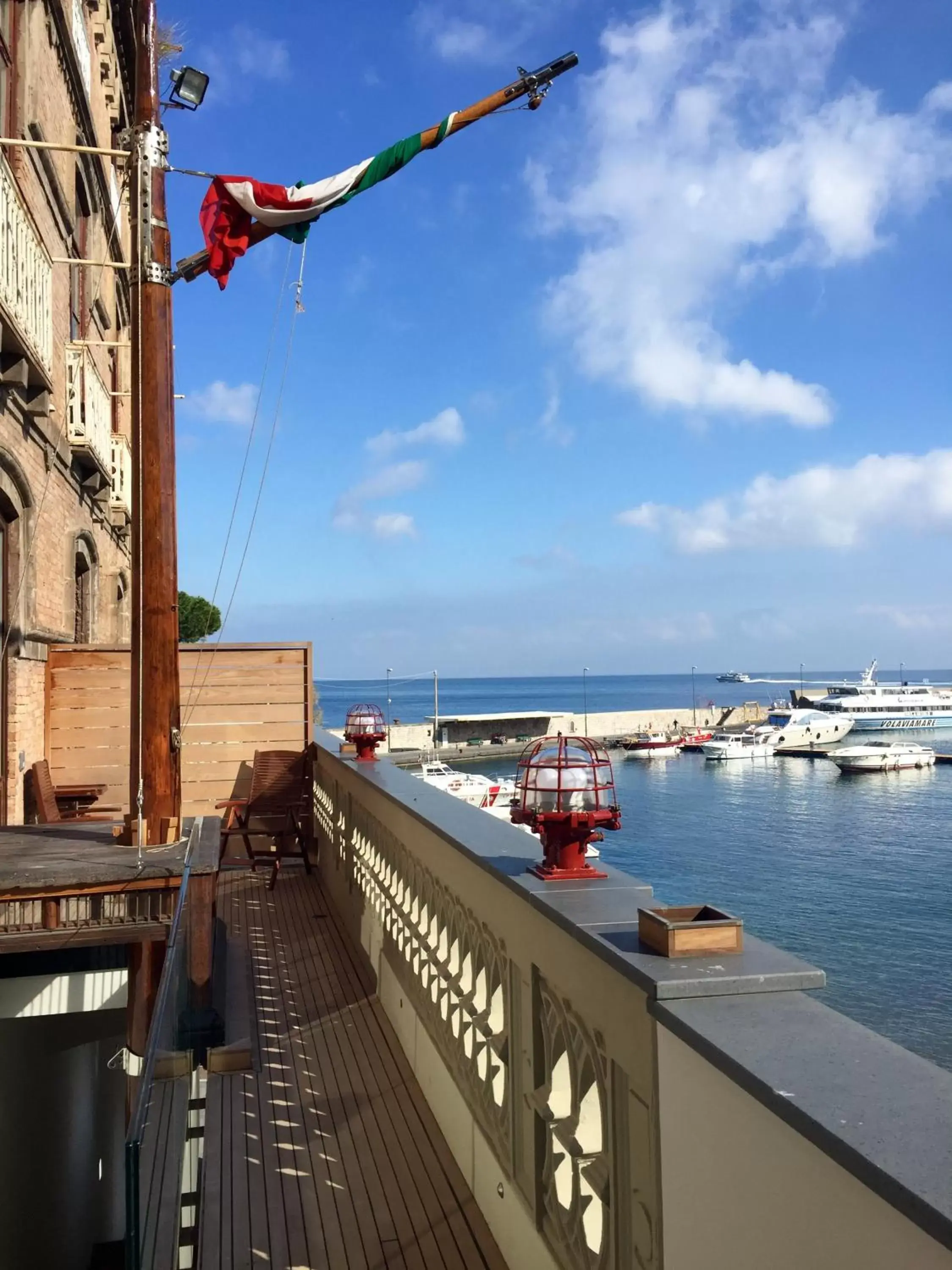 Balcony/Terrace in Yacht Club Capo Cervo Suites B&B