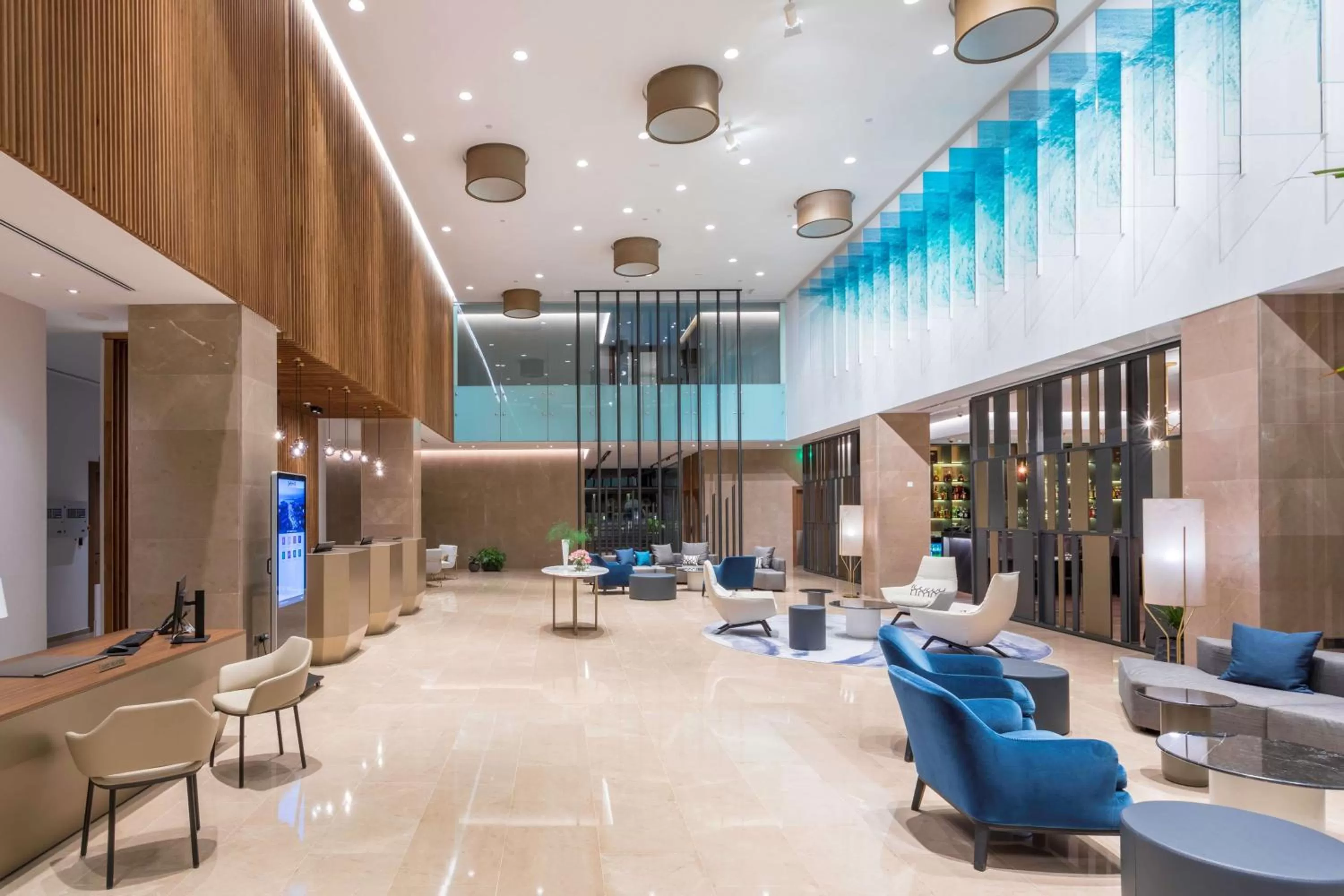 Lobby or reception in Radisson Blu Hotel, Larnaca