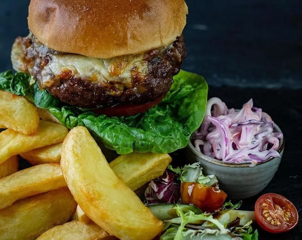 Food and drinks in The Okeover Arms