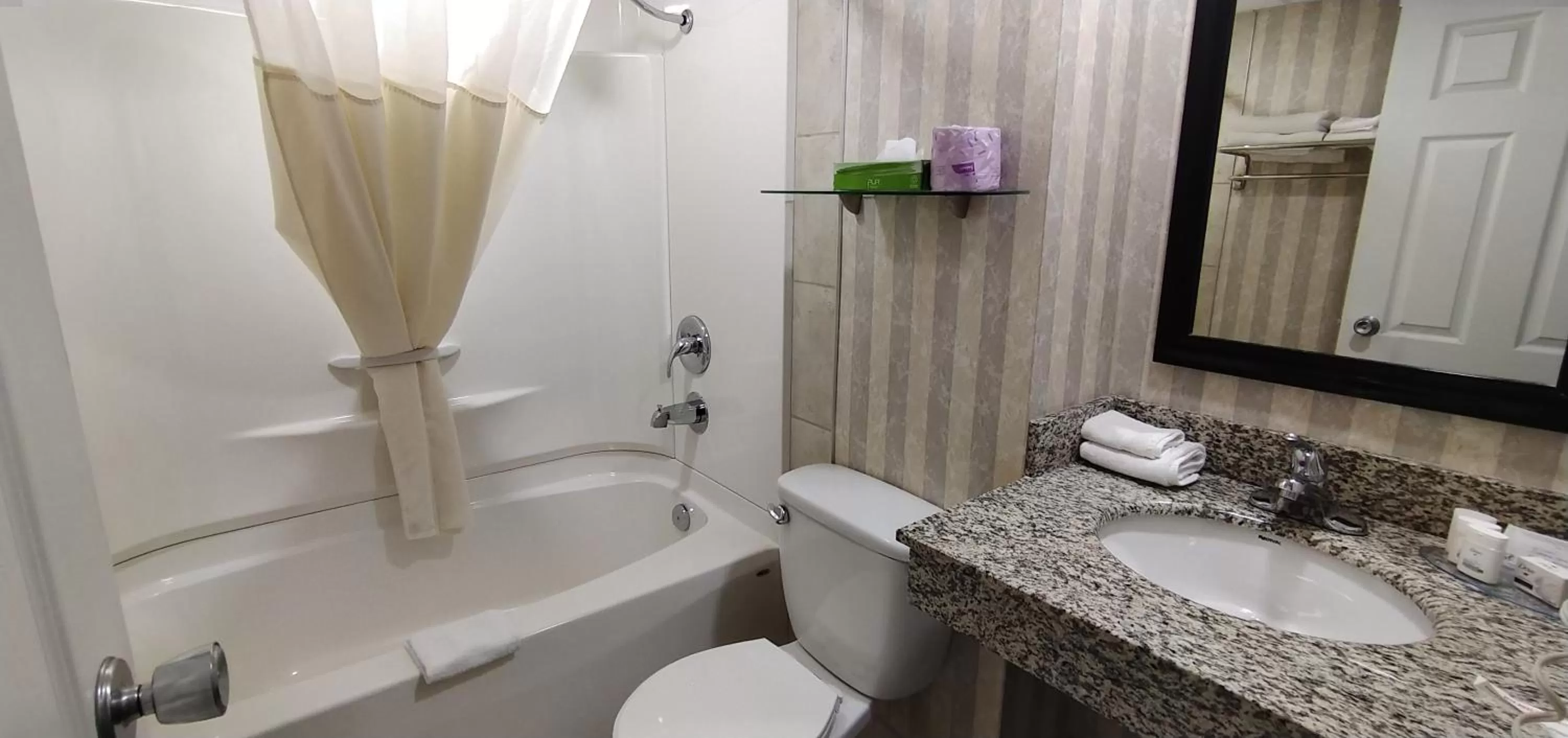 Shower in Wyndham Garden Medicine Hat Conference Center