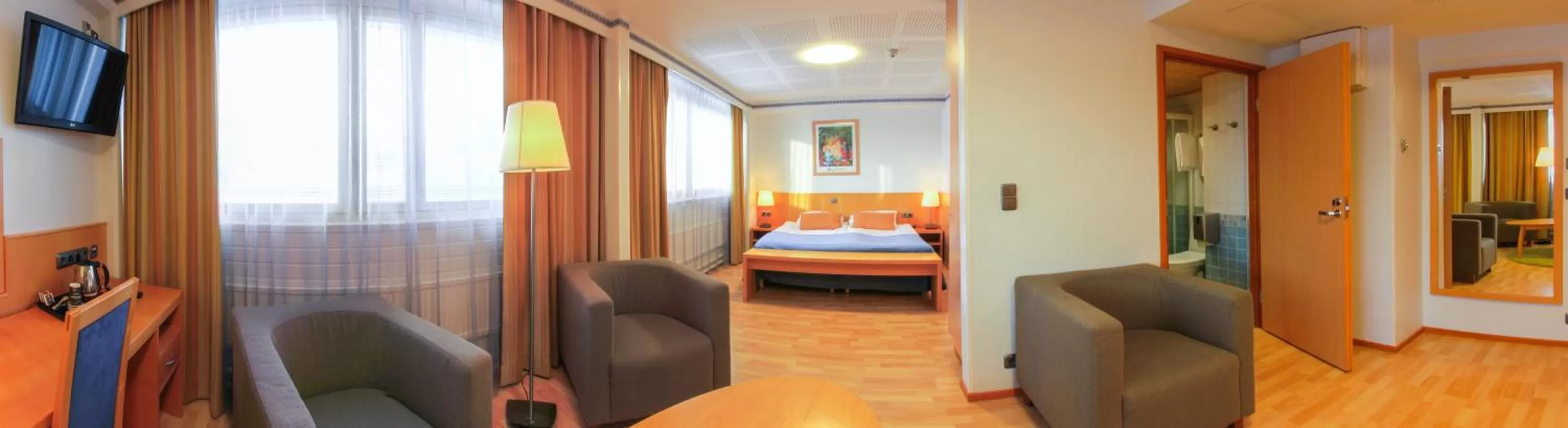 Photo of the whole room, Bed in Economy Hotel Savonia