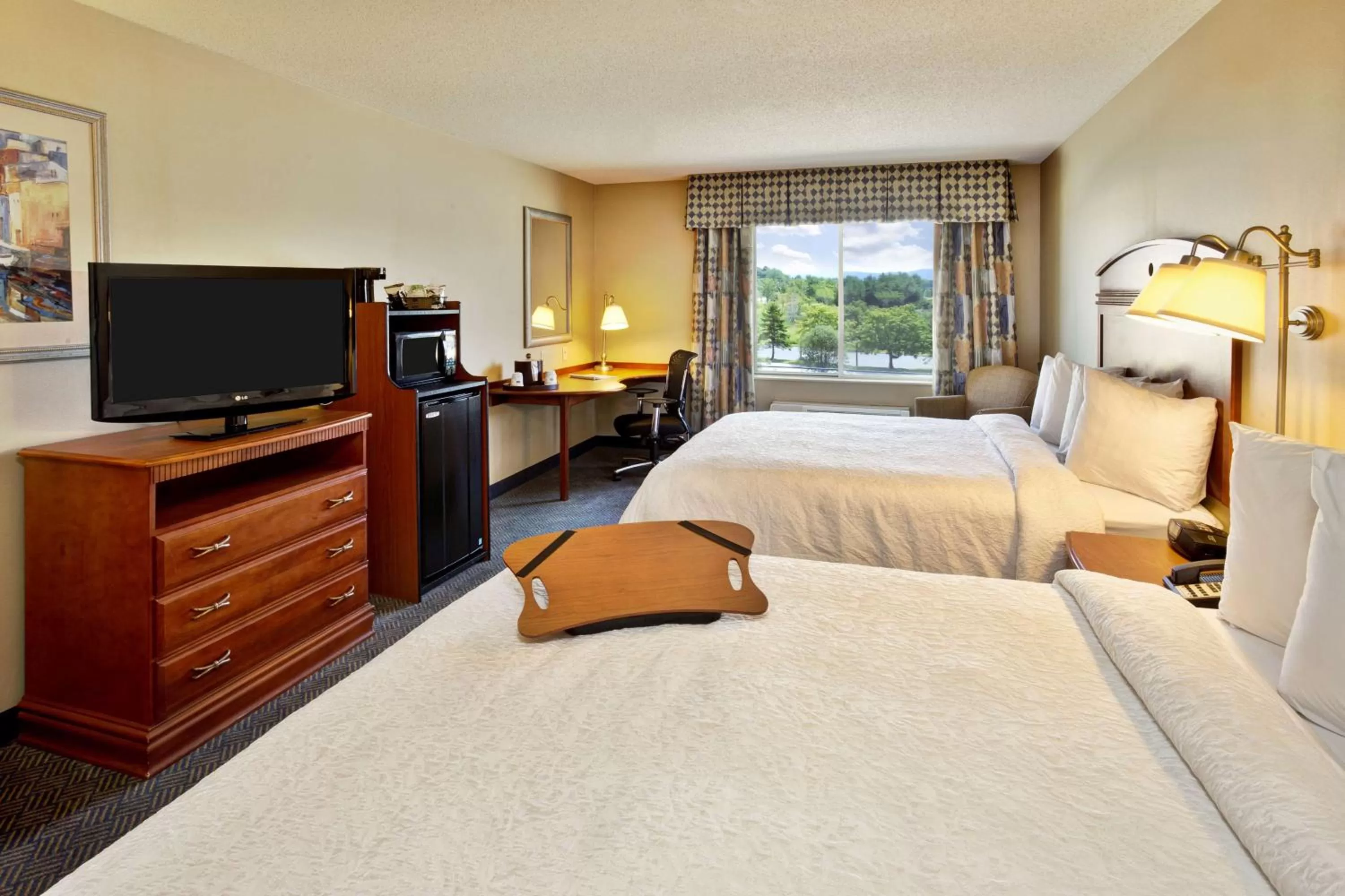 Bed in Hampton Inn Rutland/Killington