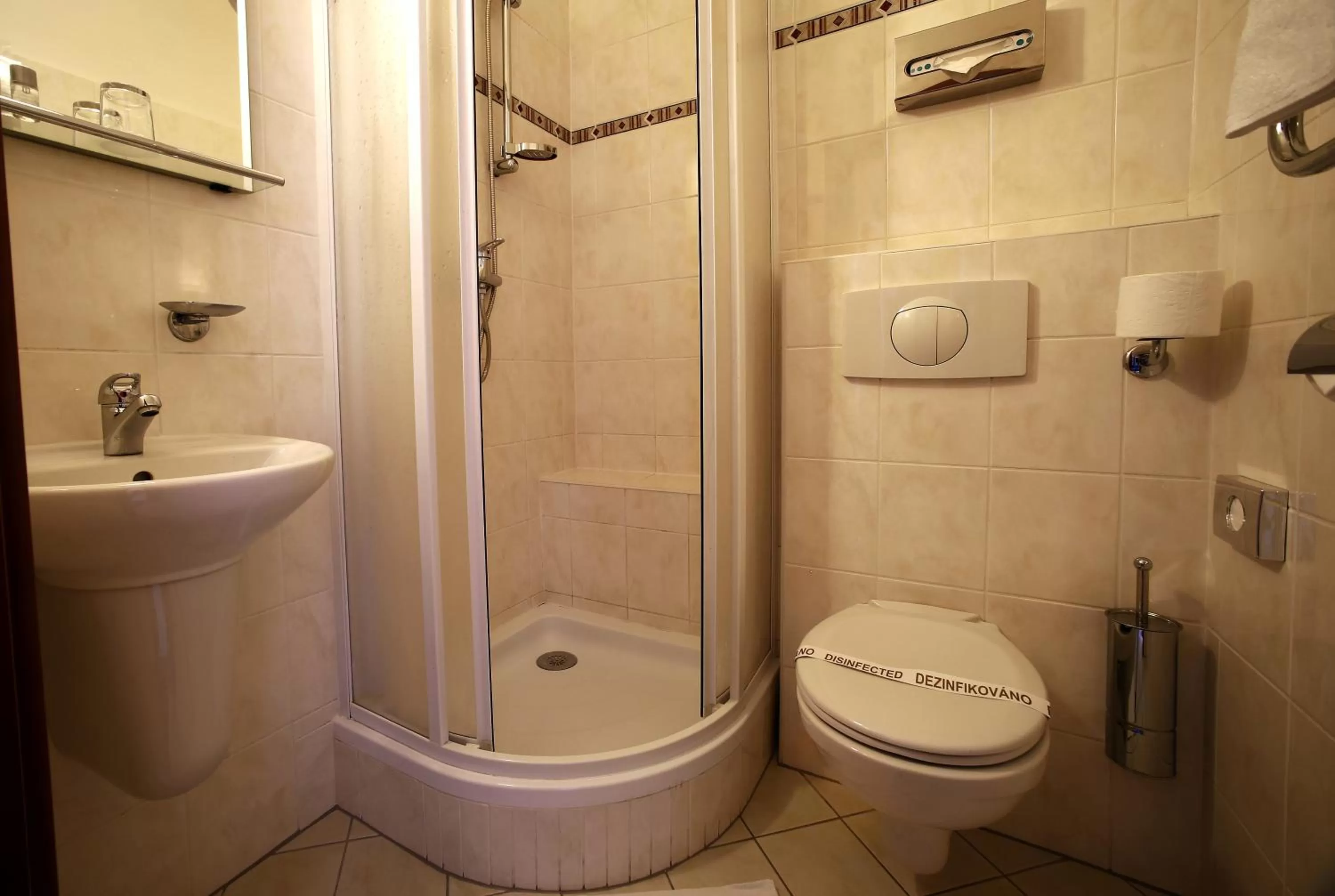 Bathroom in Hotel Central