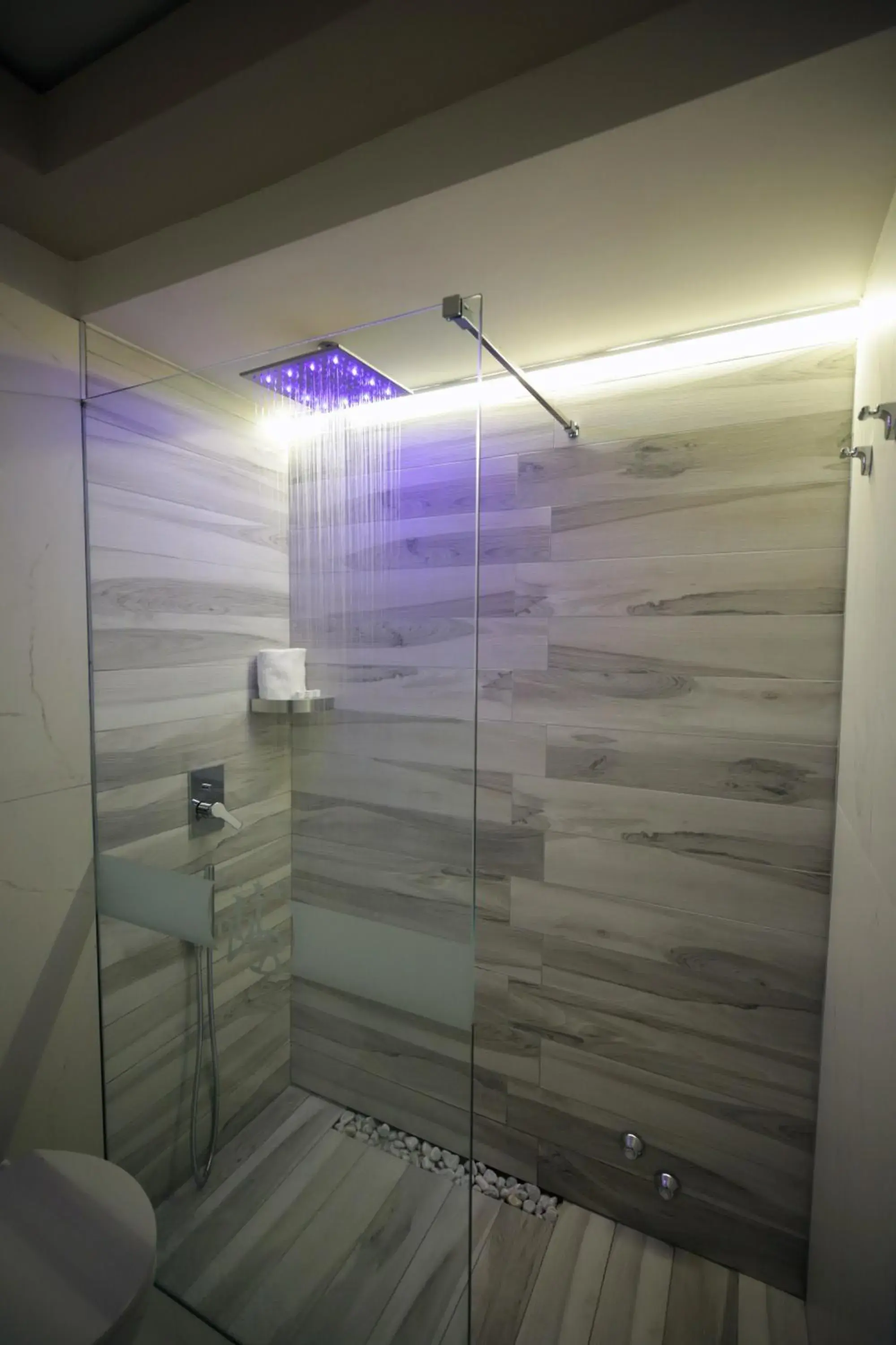 Shower, Bathroom in Hotel Vergilius Billia