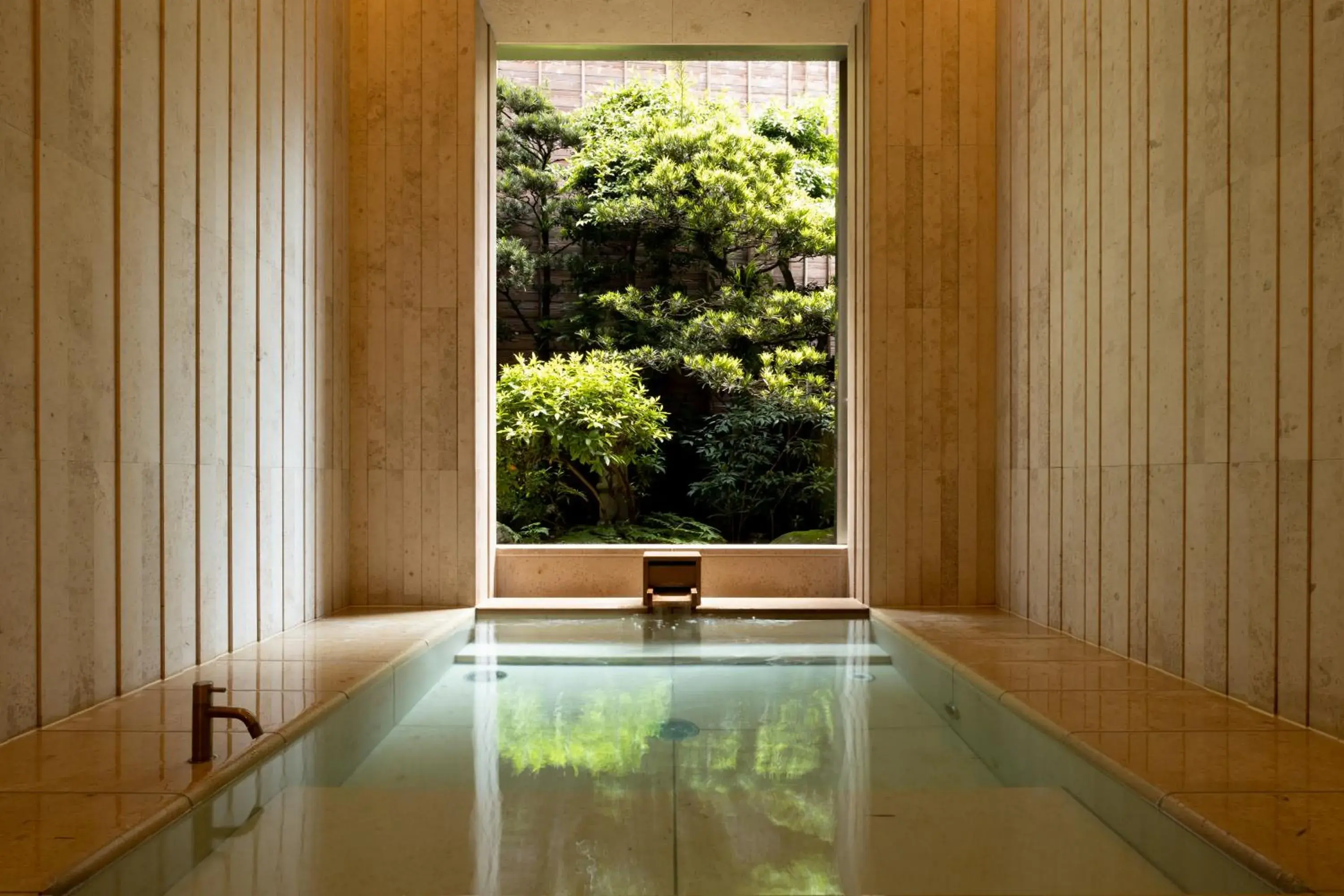 Hot Spring Bath, Swimming Pool in Mikuniya Ryokan