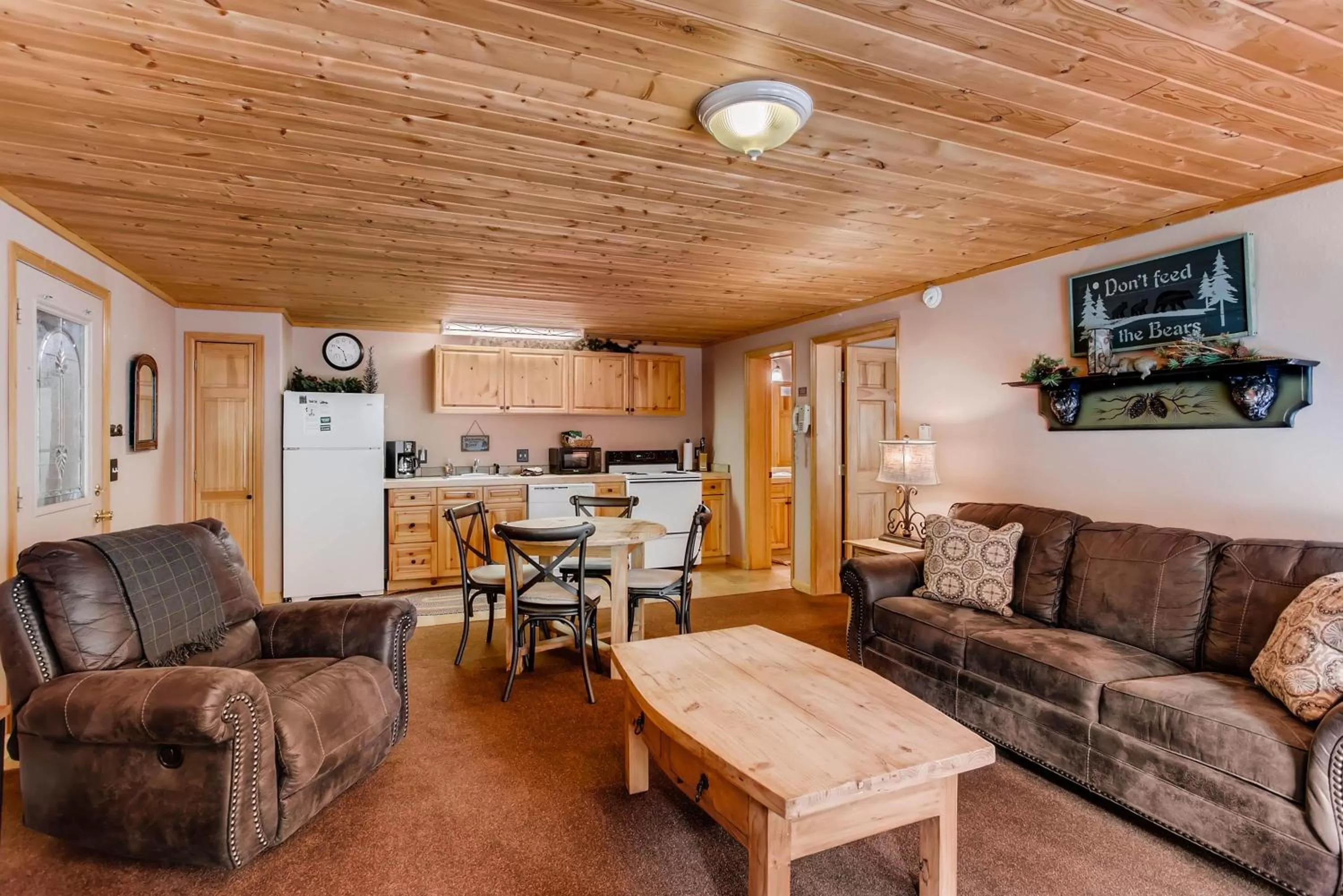 Seating Area in Estes Park Condos