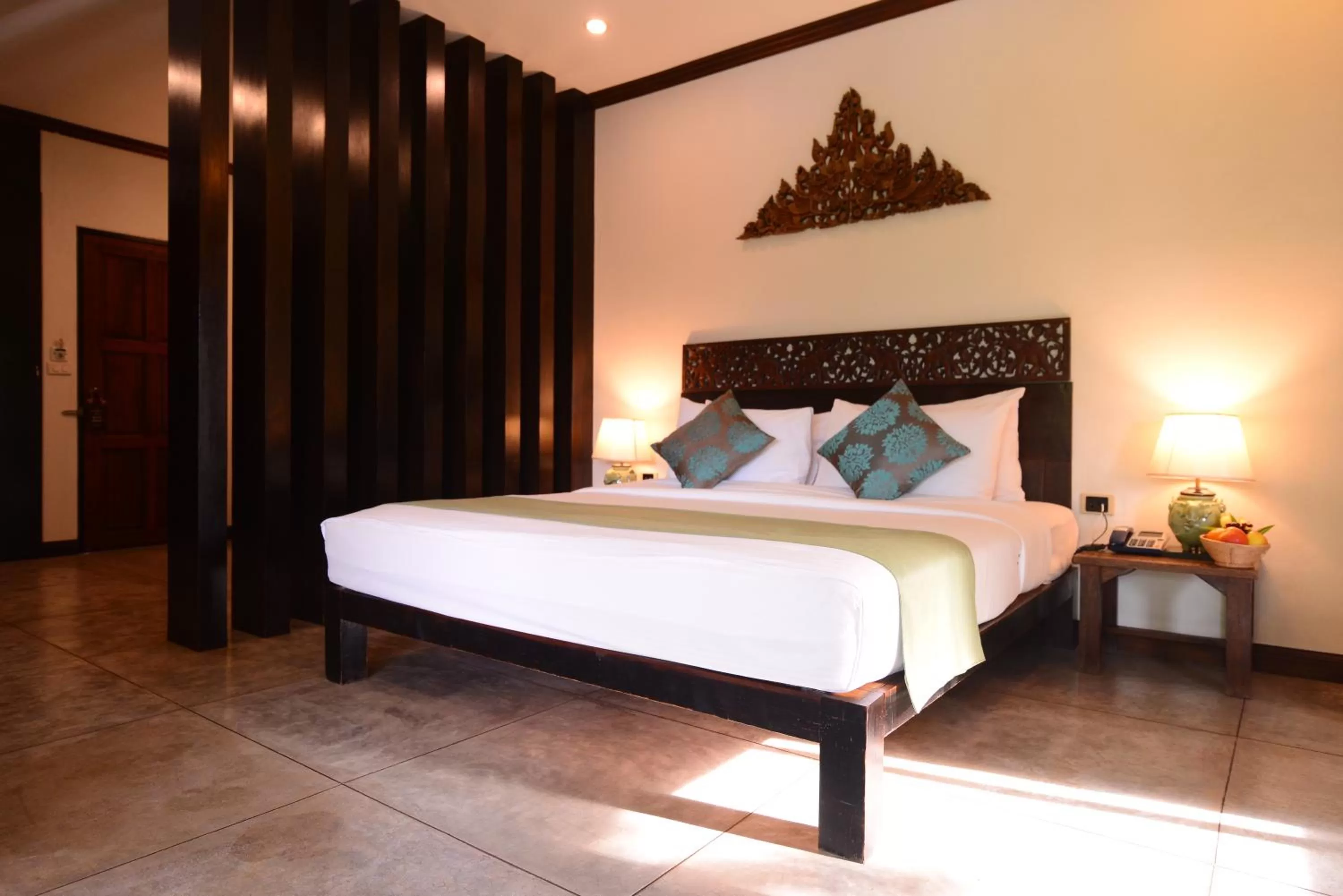 Bedroom, Bed in Royal River Kwai Resort and Spa