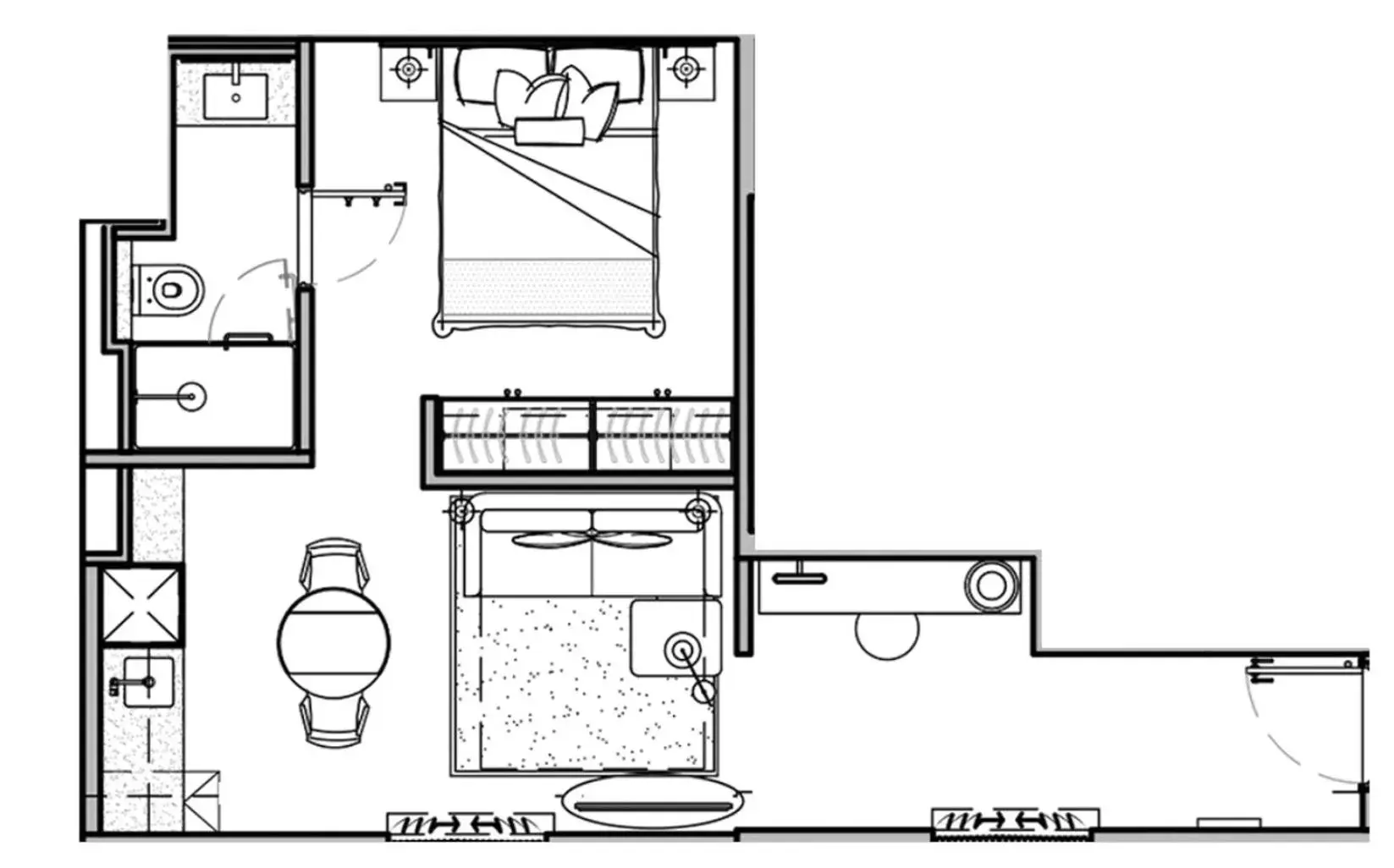 Floor Plan in The Other House Residents Club- South Kensington